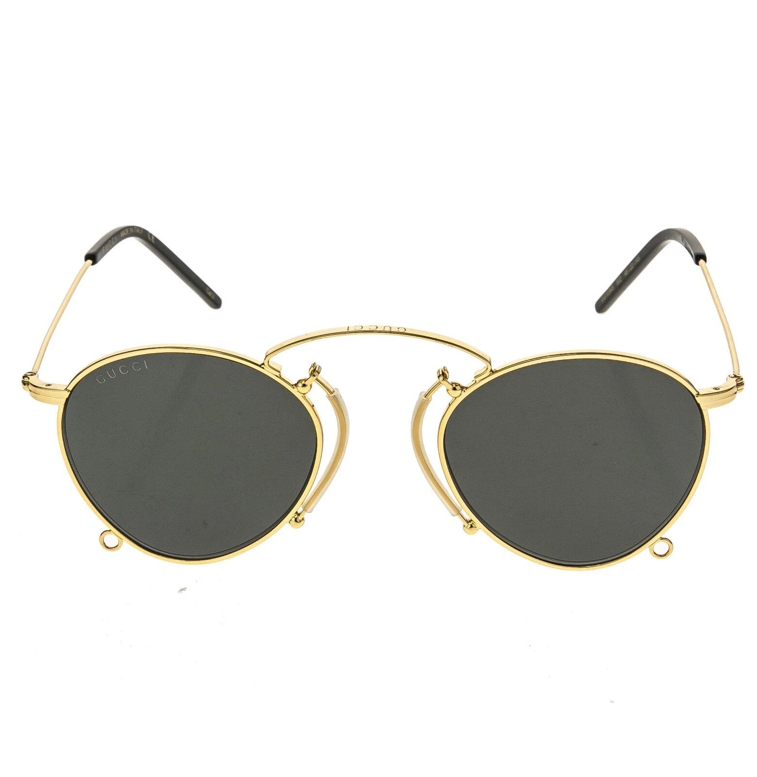 Gucci GUCCI GG1034S 1034 ARIA Pinke-nez Gold Chain 002 002 Size ONE SIZE - 2 Thumbnail