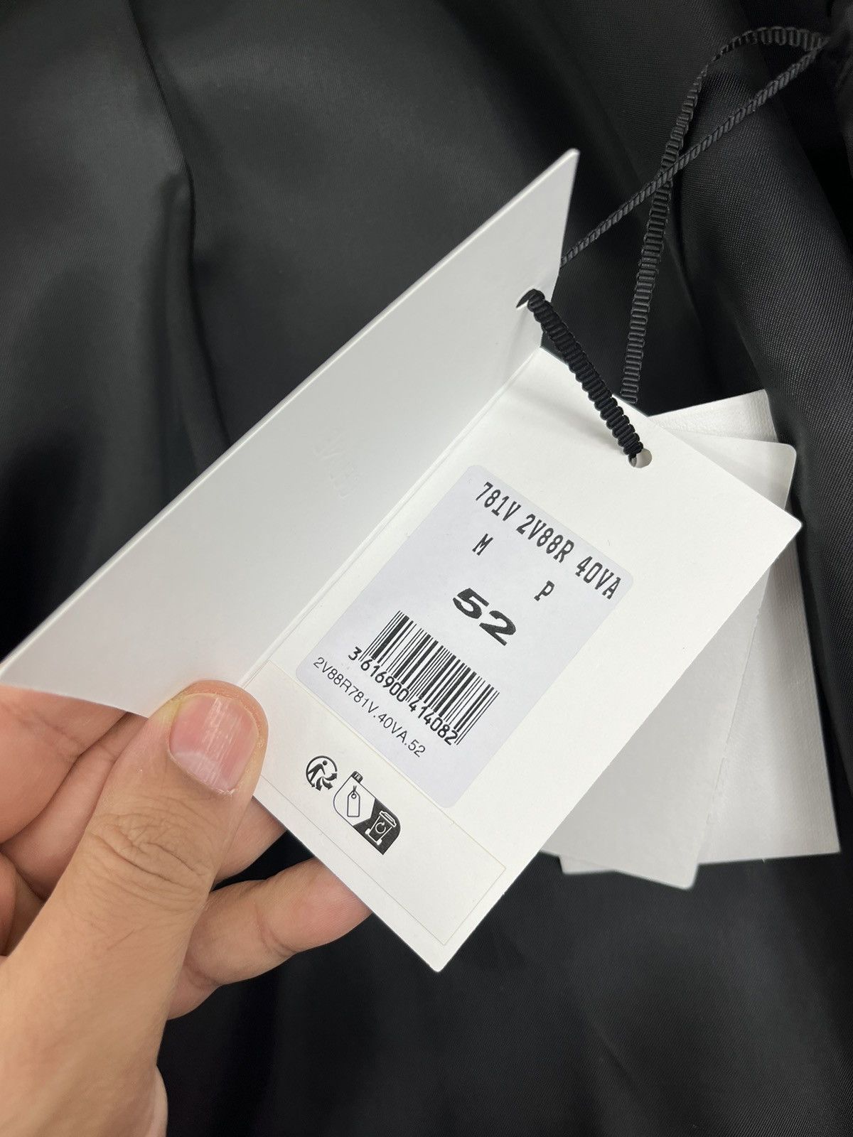 Celine × Hedi Slimane Logo Embroidered Checked Wool Jacket Size US XL / EU 56 / 4 - 9 Thumbnail