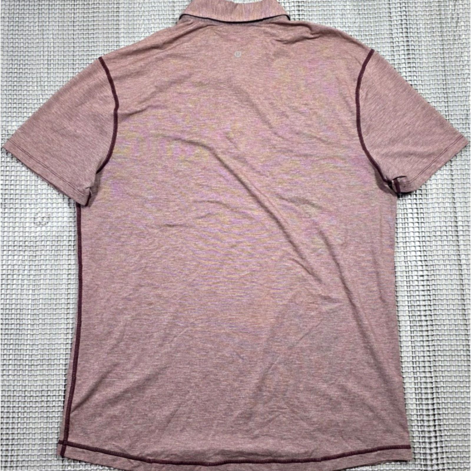Lululemon Lululemon Evolution Short Sleeve Polo Shirt Mens Sz L Red Polo Shirt Mens L Size US L / EU 52-54 / 3 - 4 Thumbnail