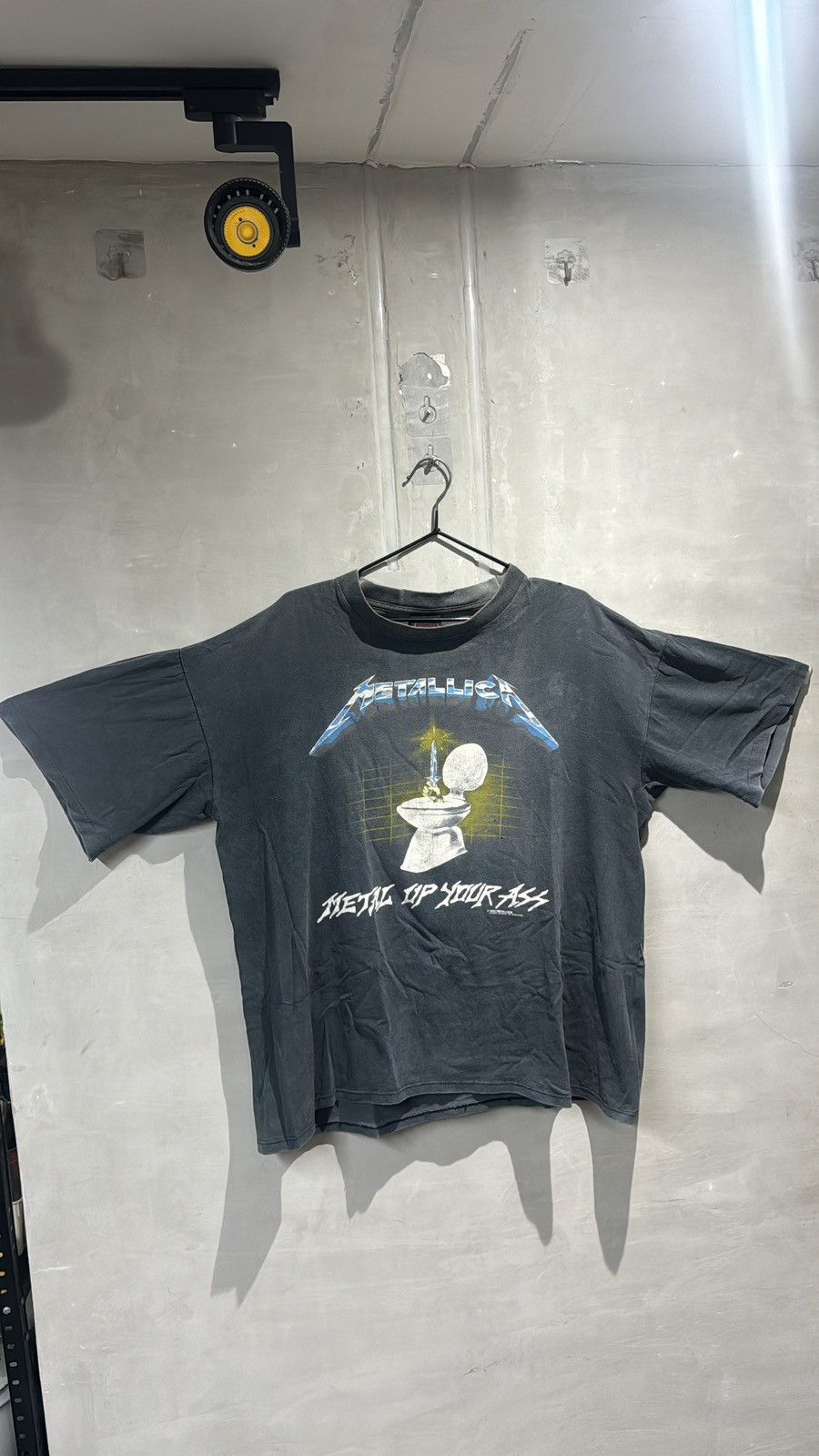 Band Tees × Metallica × Vintage Vintage OG 1980s Metallica Metal Up Your Ass Size US XL / EU 56 / 4 - 1 Thumbnail