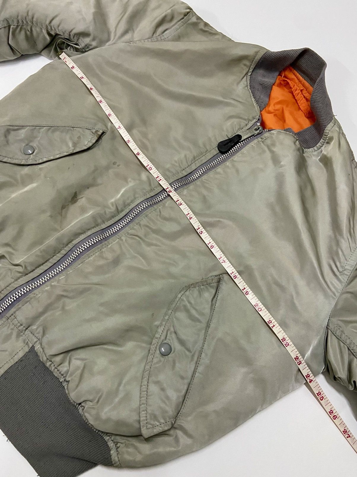 Alpha Industries × Vintage VINTAGE ALPHA INDUSTRIES USA BOMBER JACKET Size US M / EU 48-50 / 2 - 8 Thumbnail