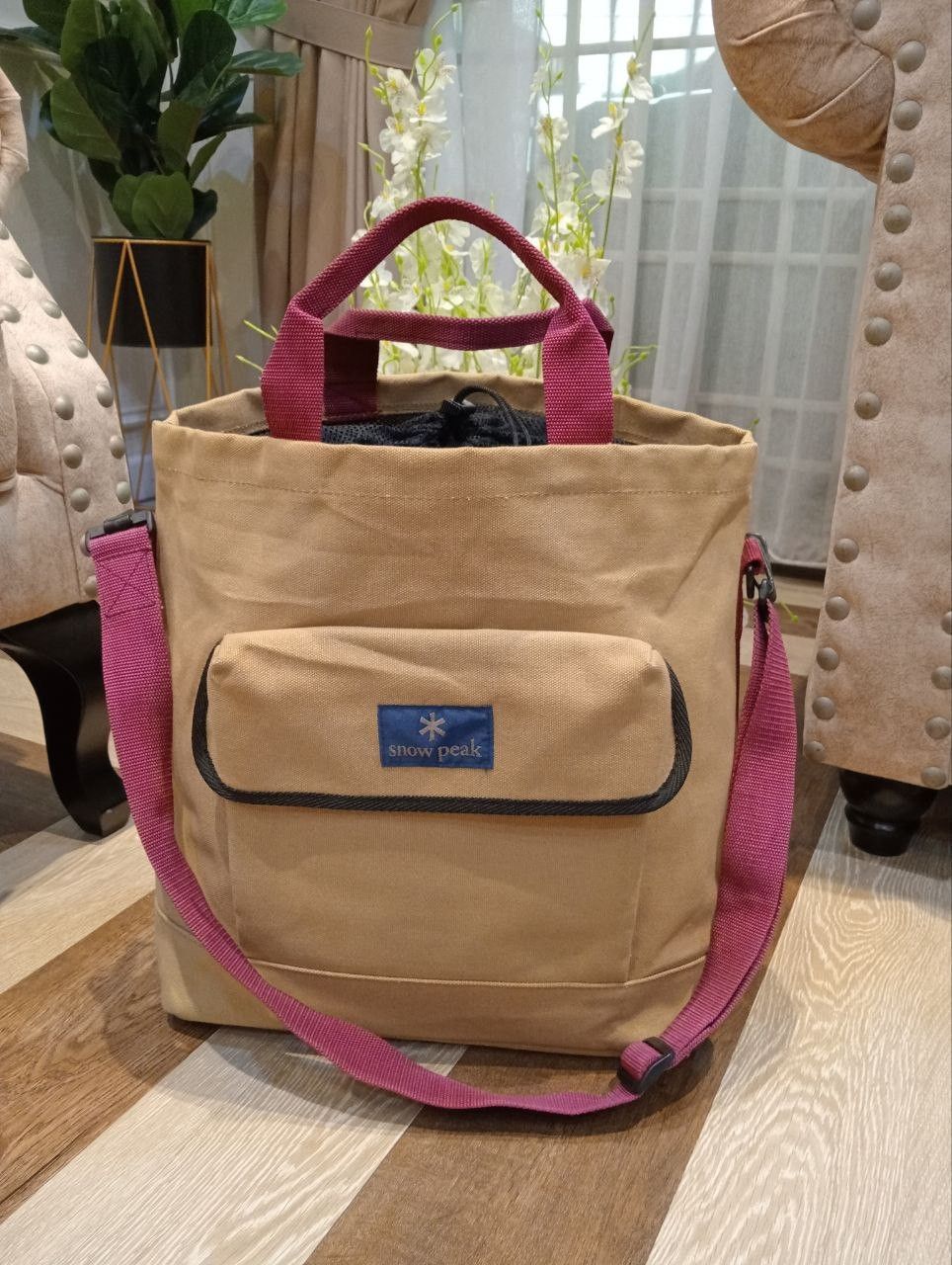 Snow Peak SNOW PEAK 2WAY CANVAS TOTE BAG Size ONE SIZE - 1 Thumbnail