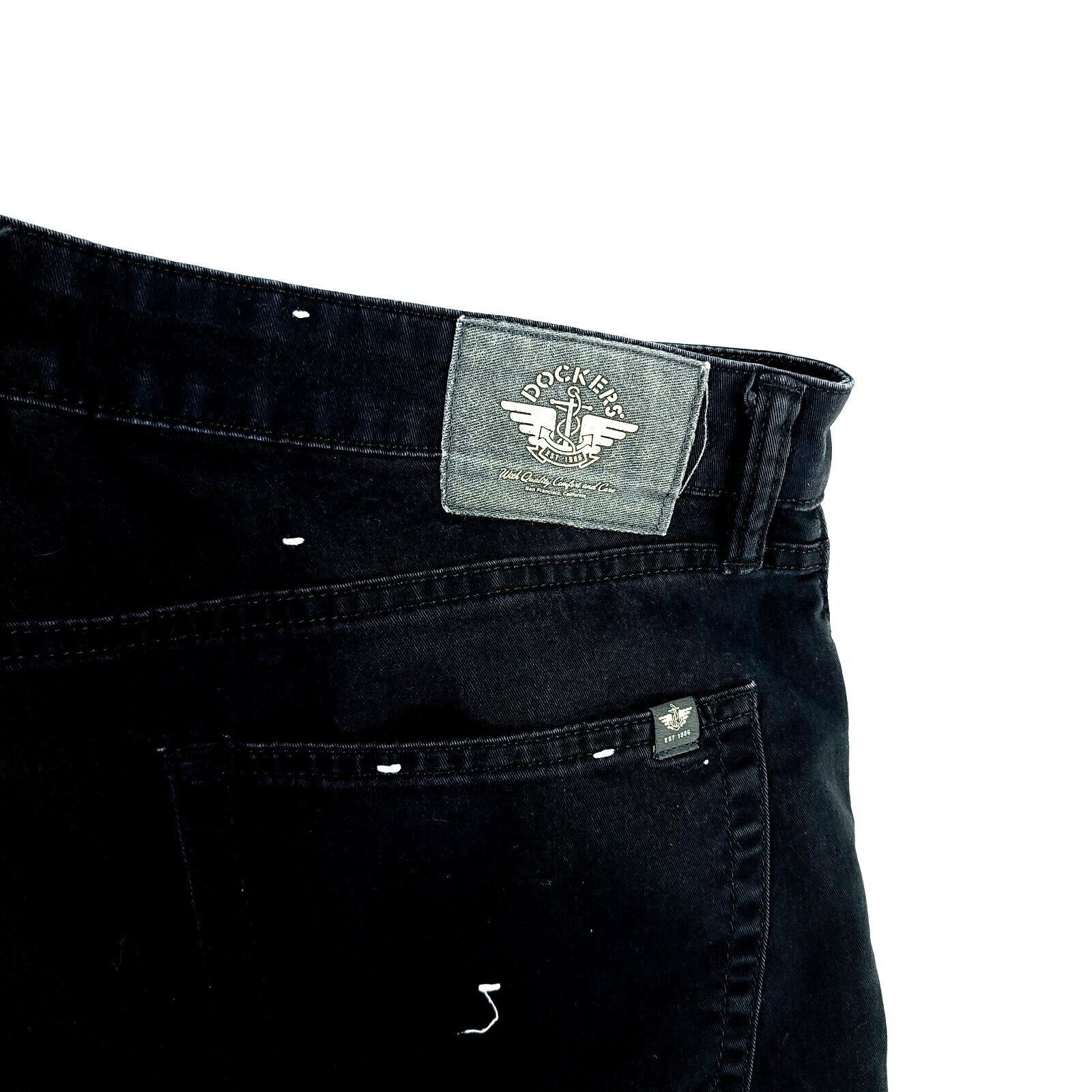 Dockers Dockers Dark Blue Straight Coupe Droite Jeans High Rise Ligh Size US 38 / EU 54 - 5 Thumbnail