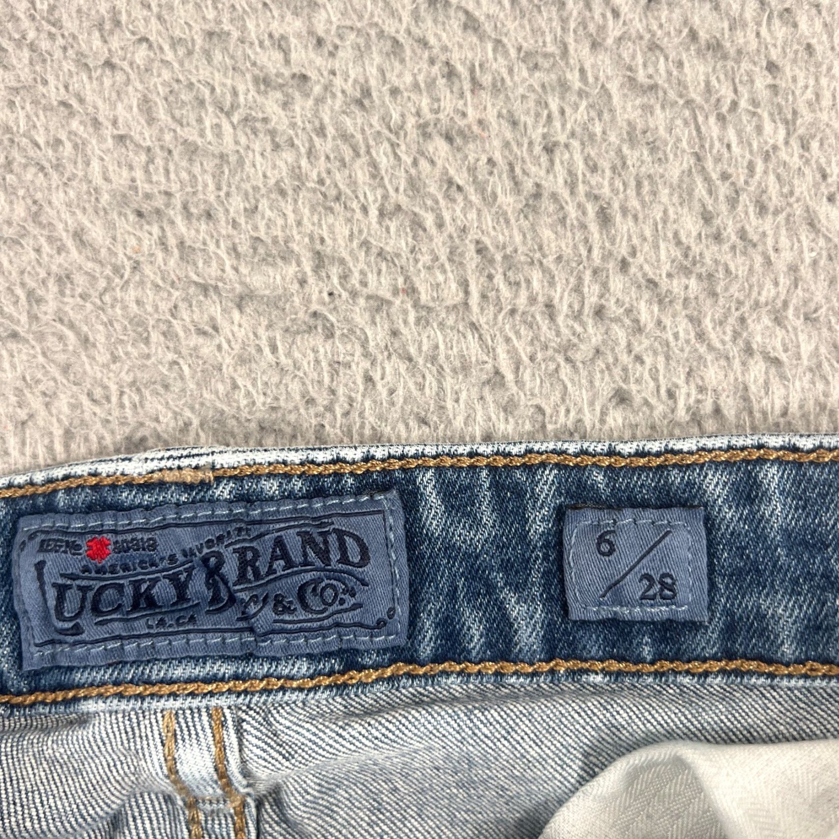 Lucky Brand VINTAGE Lucky Brand Skinny Jeans Women 6 High Rise Ankle Length Medium Wash Denim Size 28" / US 6 / IT 42 - 5 Thumbnail