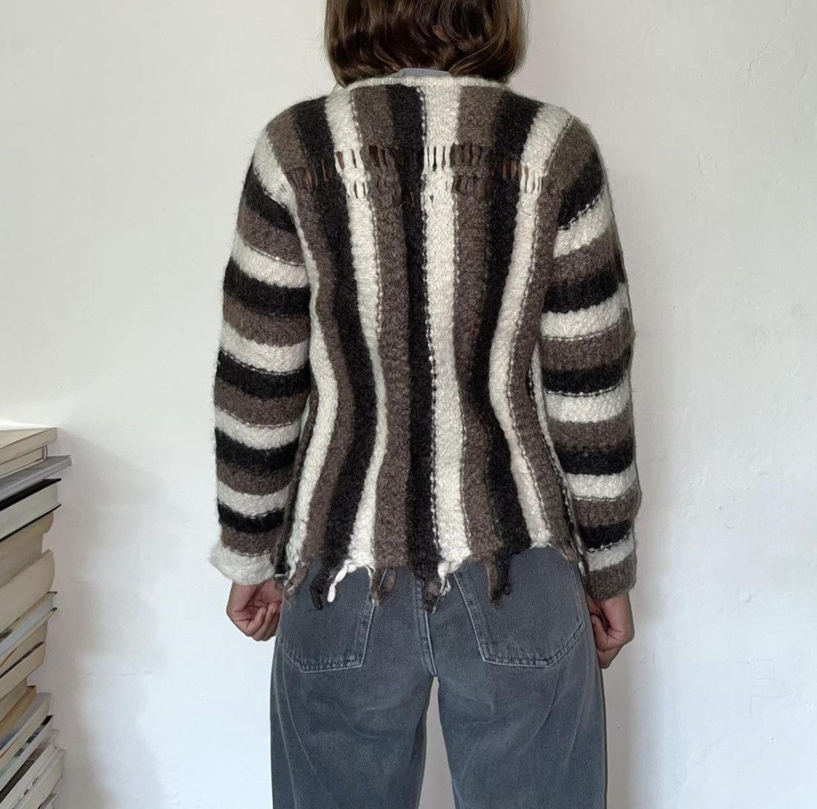Other Raquel Allegra Striped Wool Pullover Size XS / US 0-2 / IT 36-38 - 5 Thumbnail