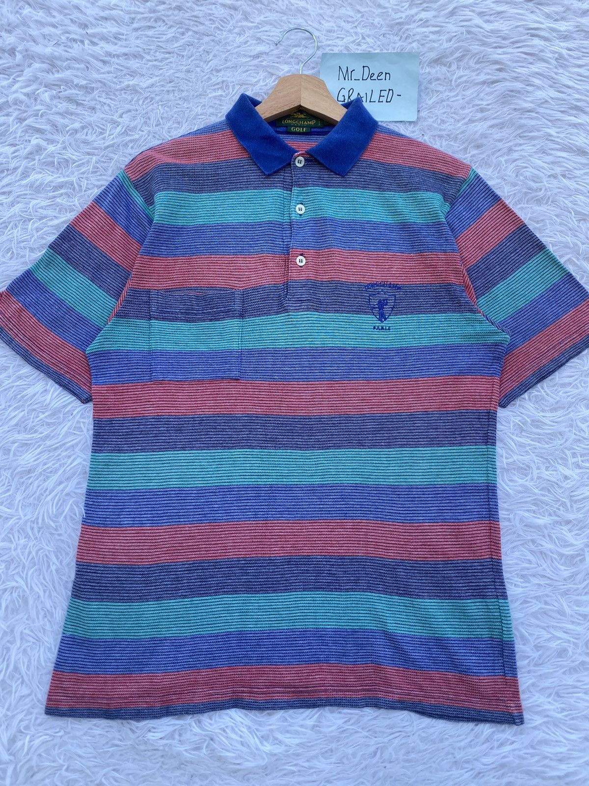 Longchamp Rare Vintage 90s Longchamp Polo Shirt Size US M / EU 48-50 / 2 - 4 Thumbnail