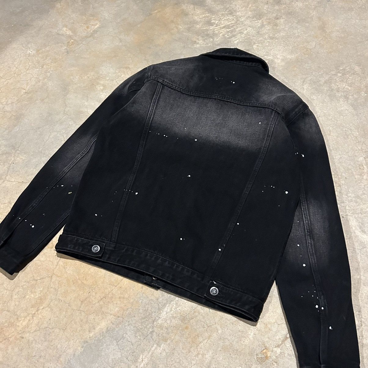Designer NWT Dsquared2 Dan Distressed Paint Splatter Denim Jacket Size US L / EU 52-54 / 3 - 10 Thumbnail