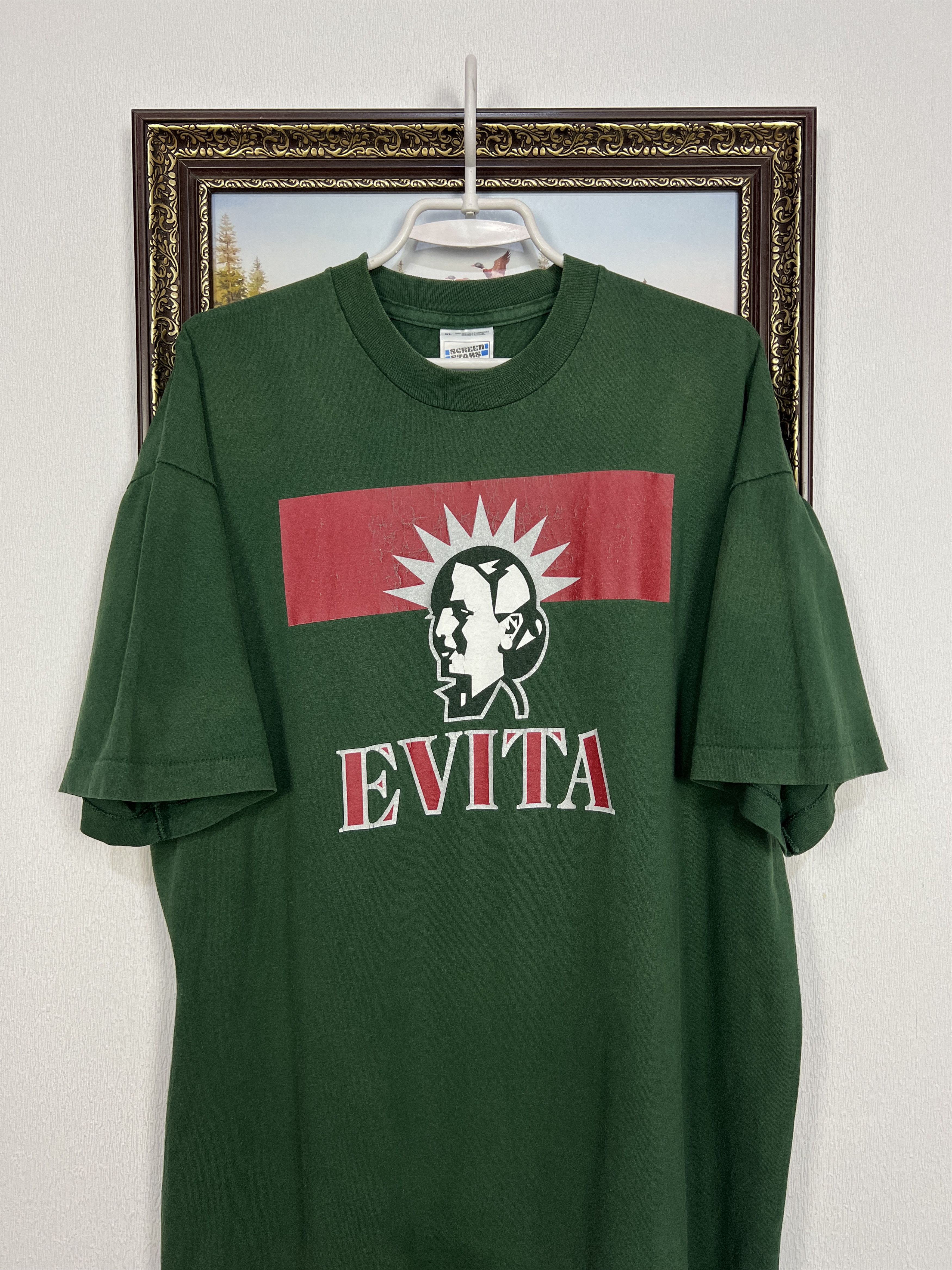 Other Vintage 1996 Evita Madonna Shirt Graphic Tee Movie Play Tee Size US XL / EU 56 / 4 - 2 Thumbnail