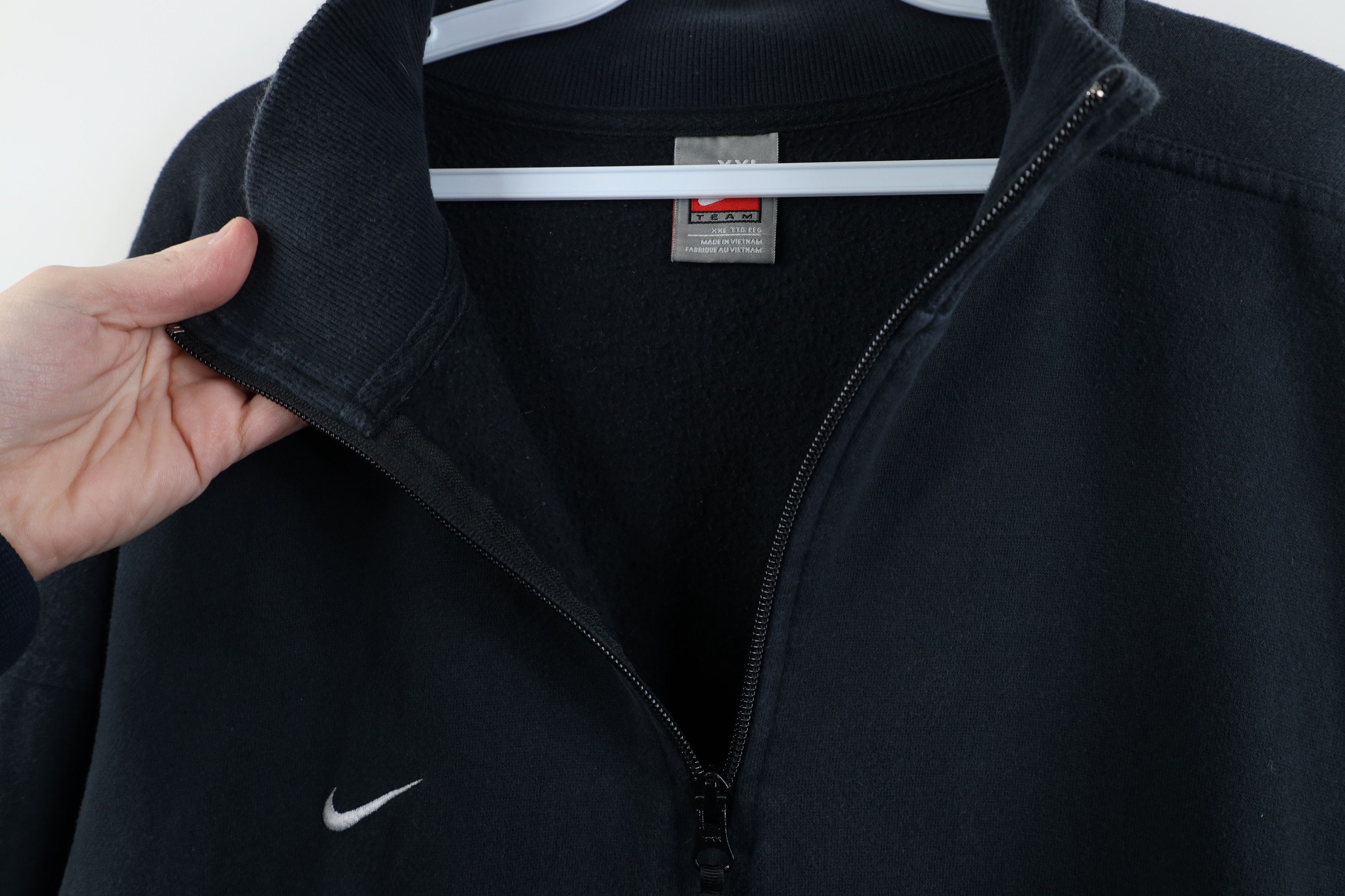 Nike Vintage Y2K Nike Scott Mini Swoosh 1/4 Half Zip Sweatshirt Size US XXL / EU 58 / 5 - 5 Thumbnail