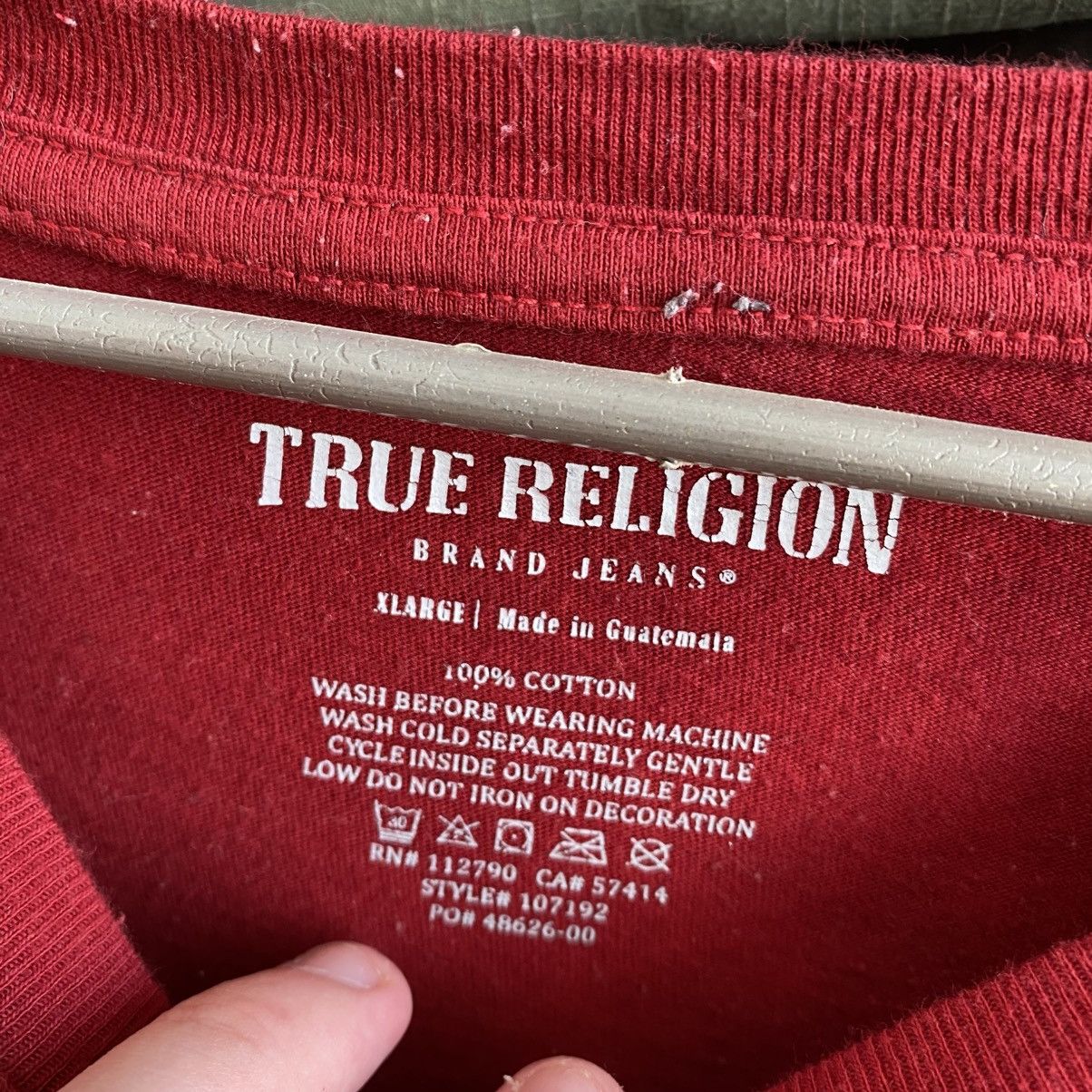 True Religion Mens True Religion Big Logo Graphic Y2K opium tee Size US XL / EU 56 / 4 - 11 Thumbnail