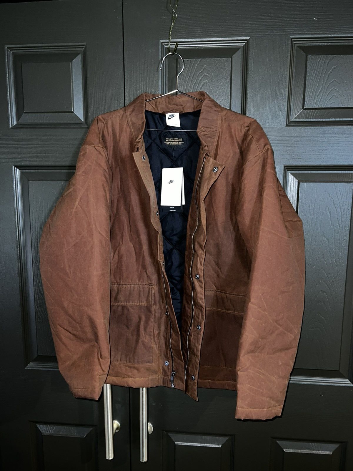 Nike Nike Coat Waxed Brown Size US L / EU 52-54 / 3 - 1 Thumbnail