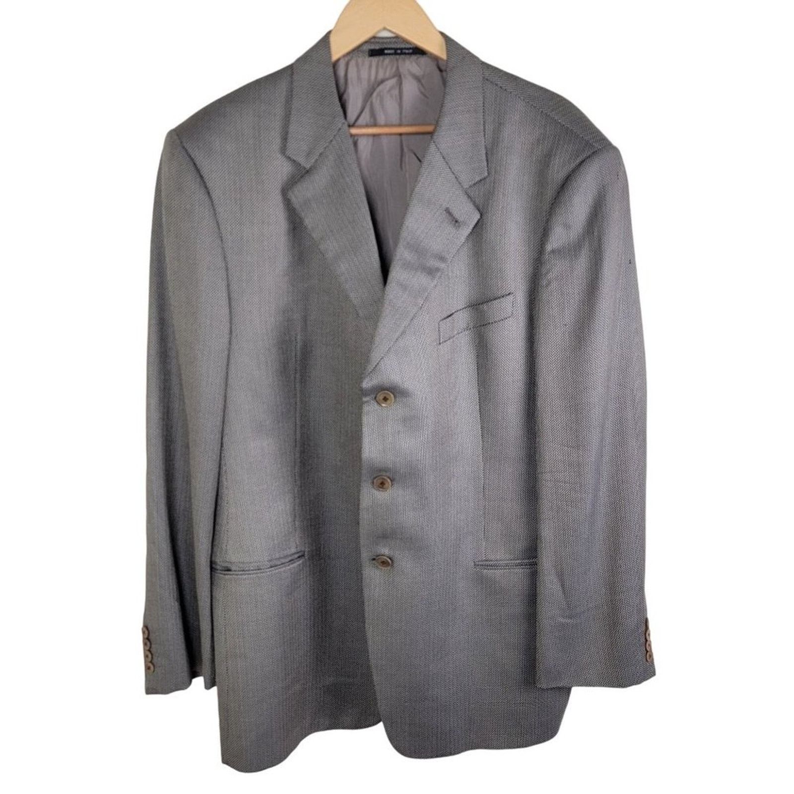 Armani Collezioni Armani Collezioni Herringbone Blazer Model Italy *Read* Size US L / EU 52-54 / 3 - 1 Thumbnail