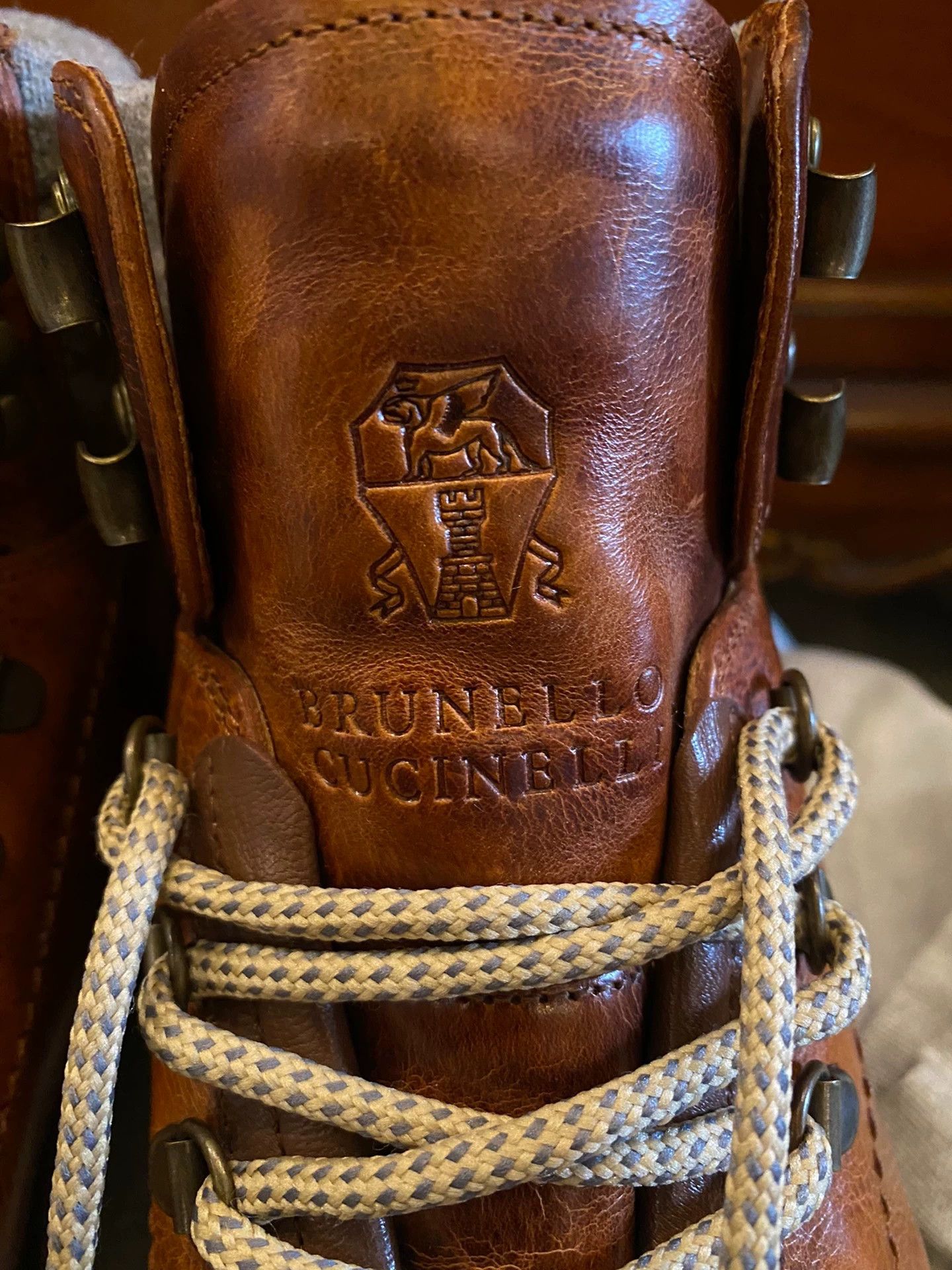 Brunello Cucinelli BRUNELLO CUCINELLI Cracked Leather High-Top 41/42 Size US 9 / EU 42 - 9 Thumbnail