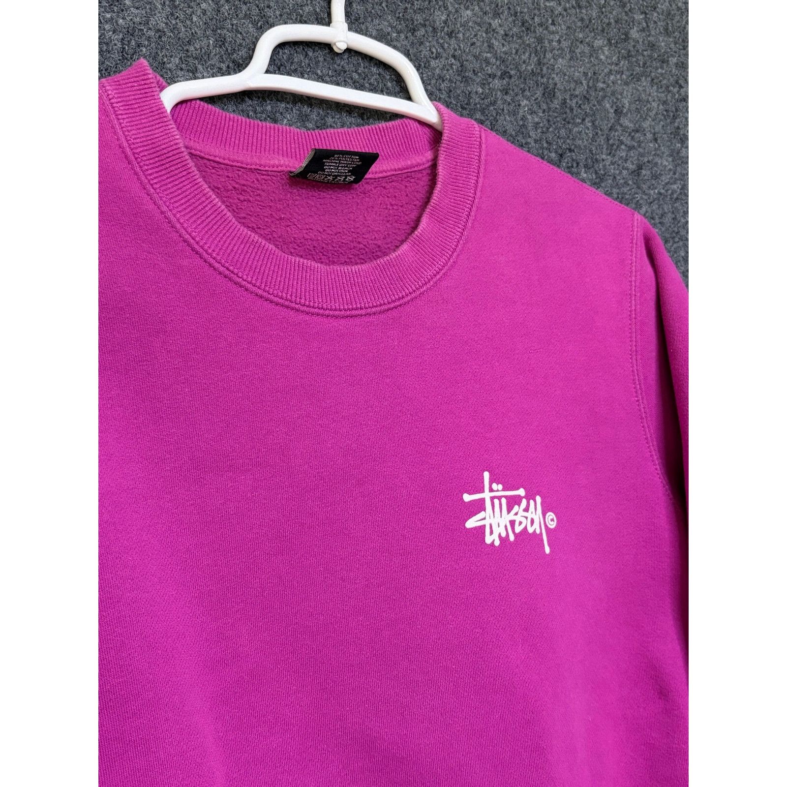 Stussy Stussy Crewneck Sweatshirt Mens Medium Pink Crewneck Y2K Size US M / EU 48-50 / 2 - 13 Thumbnail