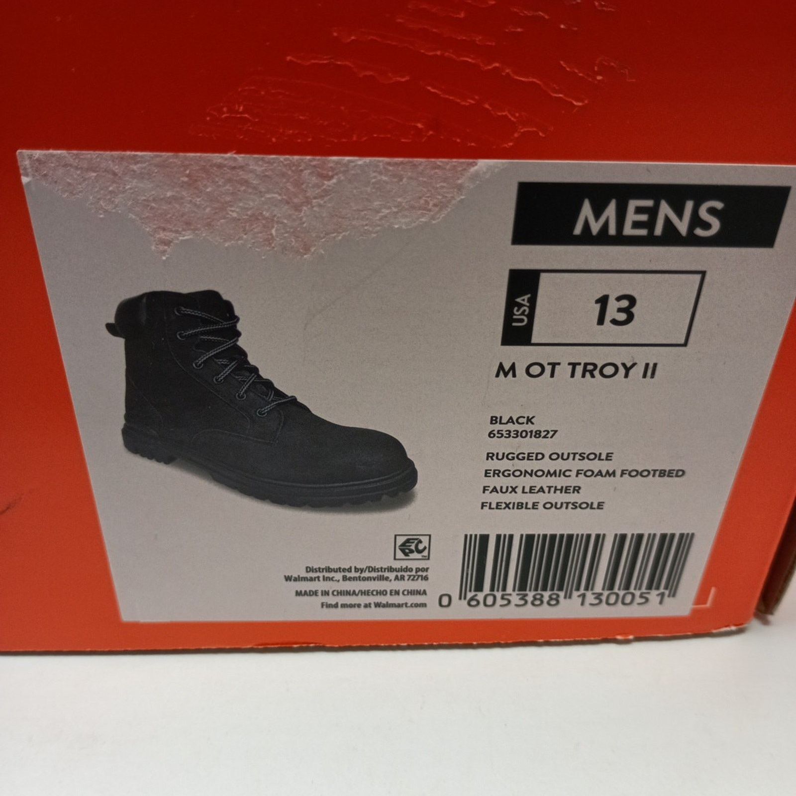 Other Ozark Trail New Size US 13 Men's Boot Troy II Black Hiking Size US 13 / EU 46 - 8 Thumbnail