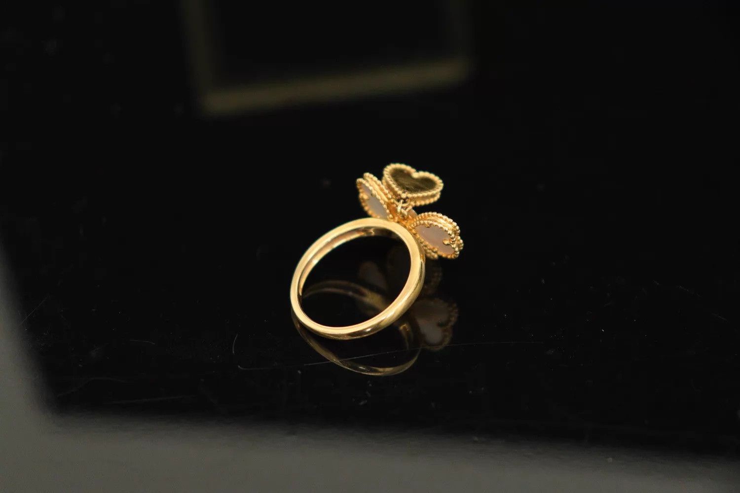 Van Cleef & Arpels Van Cleef & Arpels 18K Gold Diamond Ring 53 w/ Box Size ONE SIZE - 4 Thumbnail