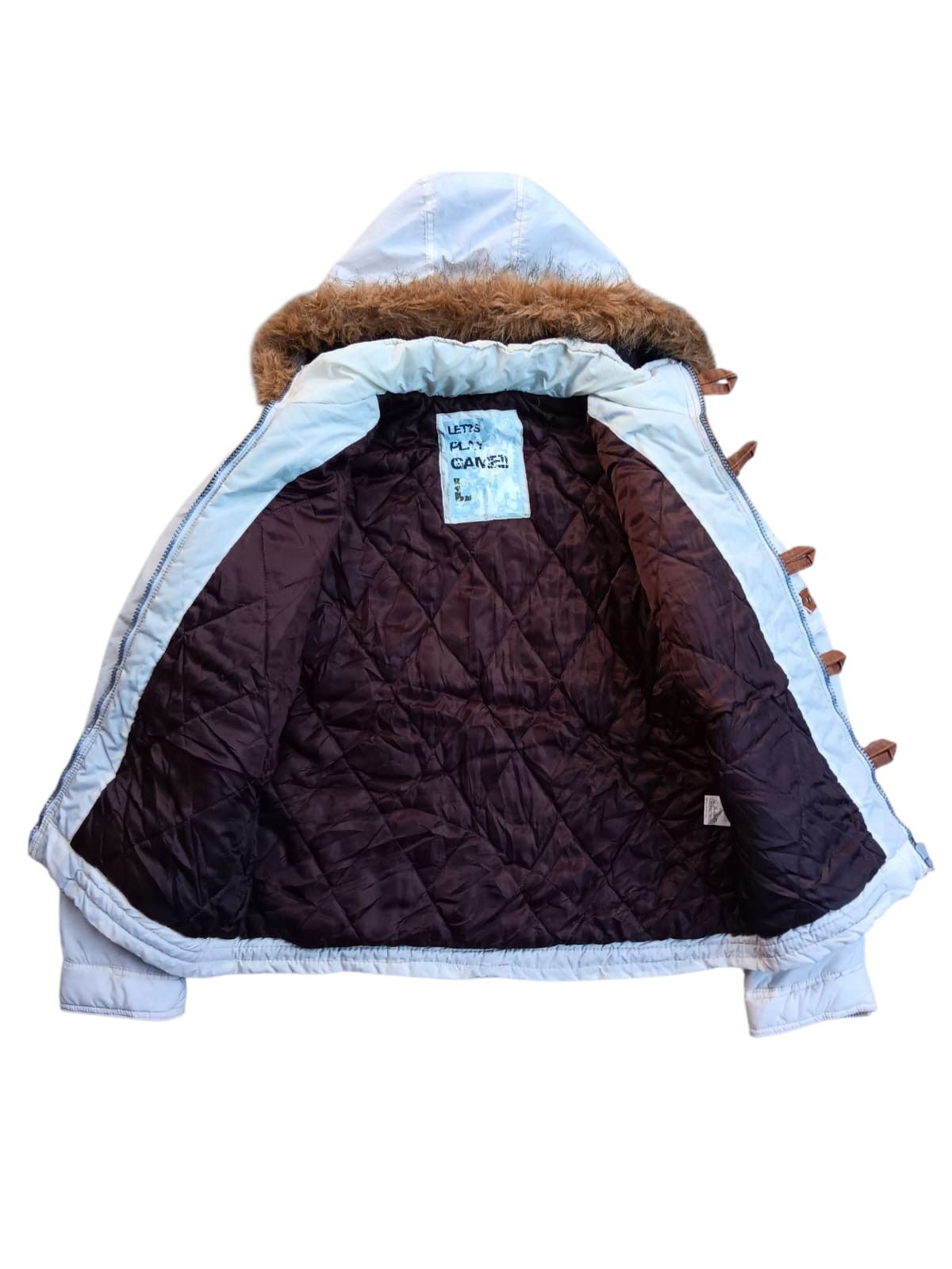 Japanese Brand Japanese Let's plat game fur hoodie LGB style jacket Size US L / EU 52-54 / 3 - 5 Thumbnail
