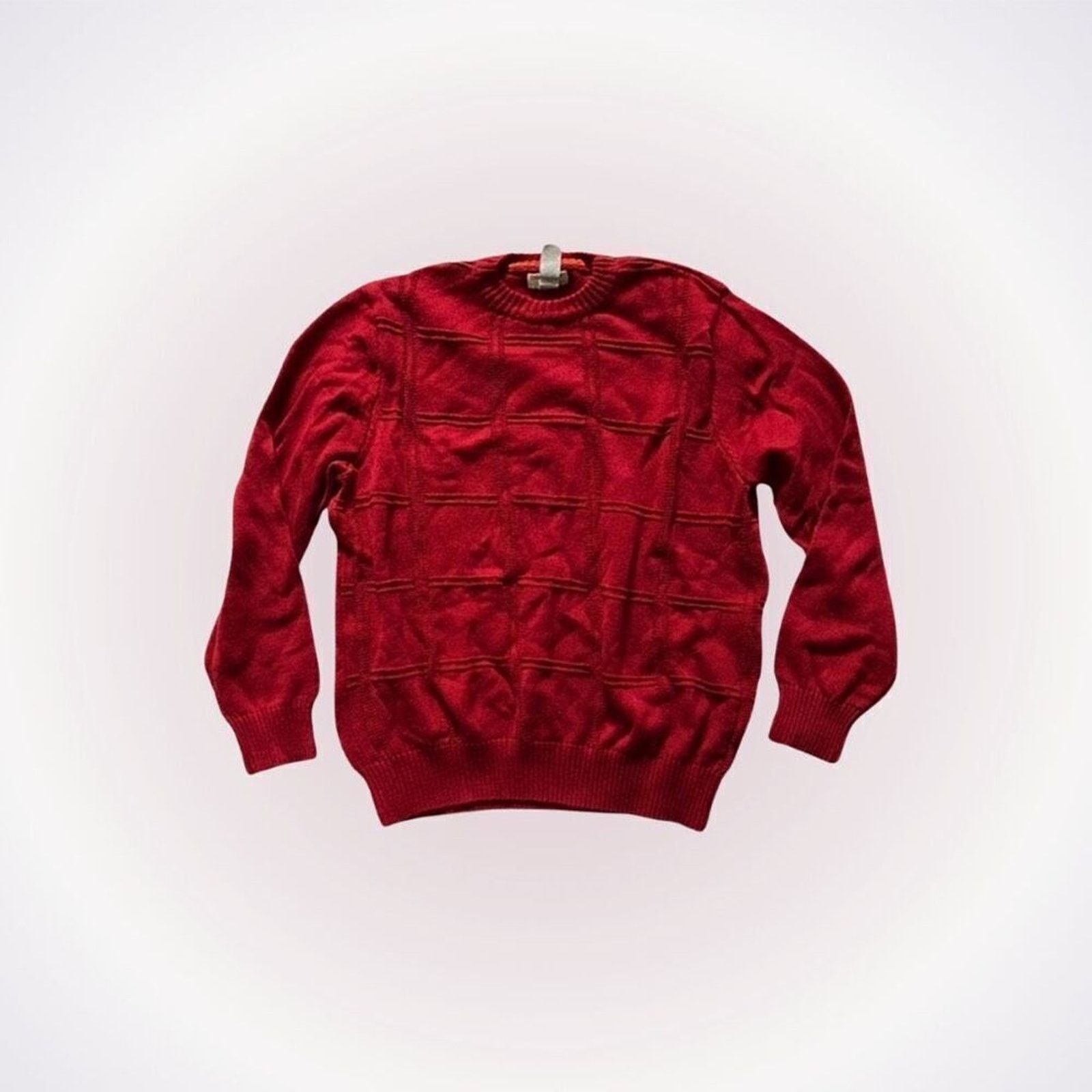 Dockers Dockers Red Knit Crewneck Sweater | Sz L Size US L / EU 52-54 / 3 - 1 Thumbnail