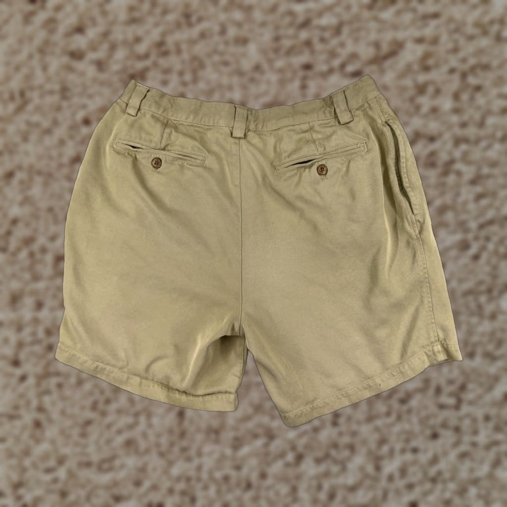 Tommy Bahama Tommy Bahama Shorts Mens 35 Beige Pleated 100% Silk Beach Pool Resort Vacation Size US 35 - 1 Thumbnail