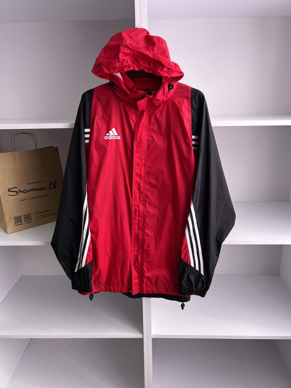 Adidas × Vintage Vintage Adidas Streetwear 90s Style Jacket Size US XL / EU 56 / 4 - 3 Thumbnail