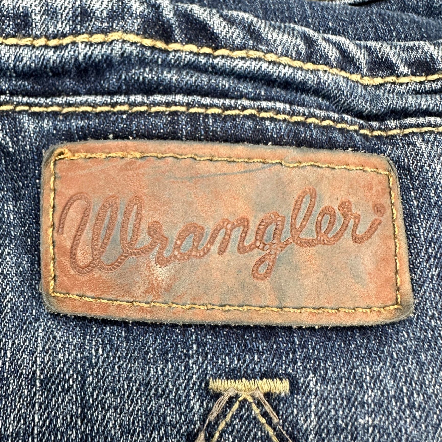 Wrangler Wrangler Retro Jeans Mens 30x29 Blue Medium Wash Slim Bootcut Stretch Denim 5-Pocket Regular Fit USA Cowboy Jeans Size US 30 / EU 46 - 7 Thumbnail