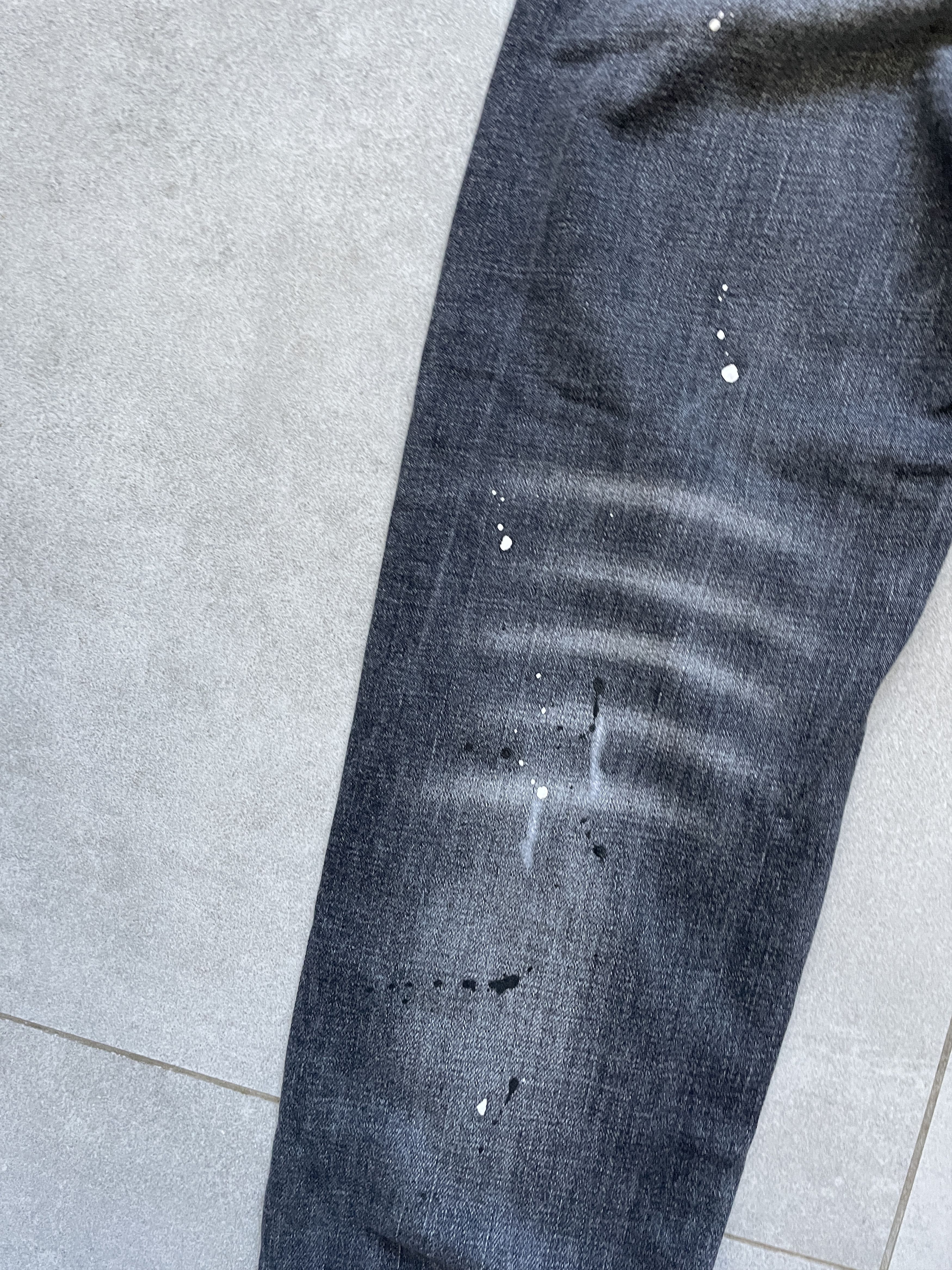 Dsquared2 DSQUARED2 SKINNY GALLERY DEPT TYPE PAINTED DISTRESSED DENIM Size US 29 - 18 Thumbnail