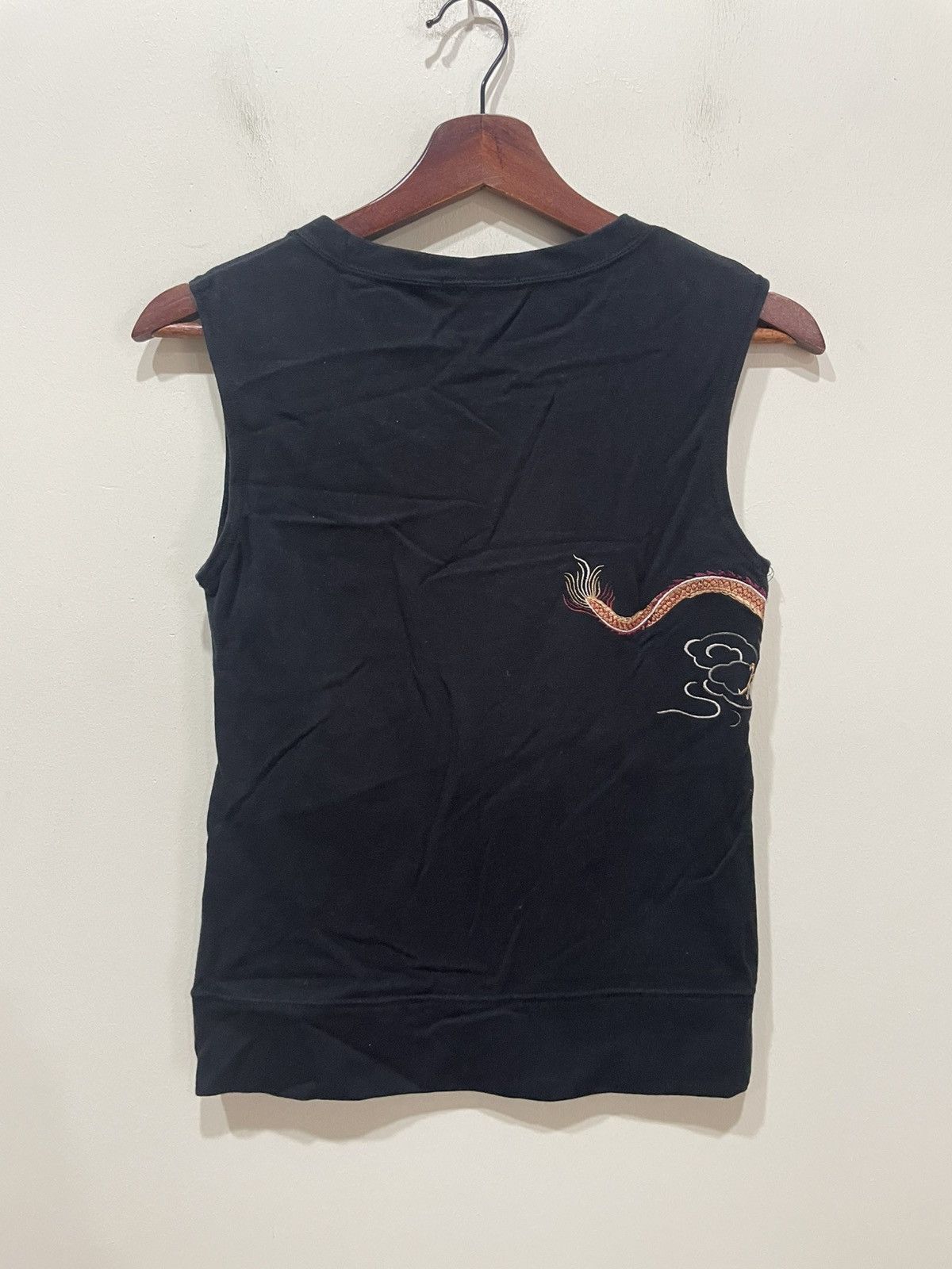 Vivienne Tam Viviene Tam Dragon Non Sleeve Blouse Size XS / US 0-2 / IT 36-38 - 2 Thumbnail