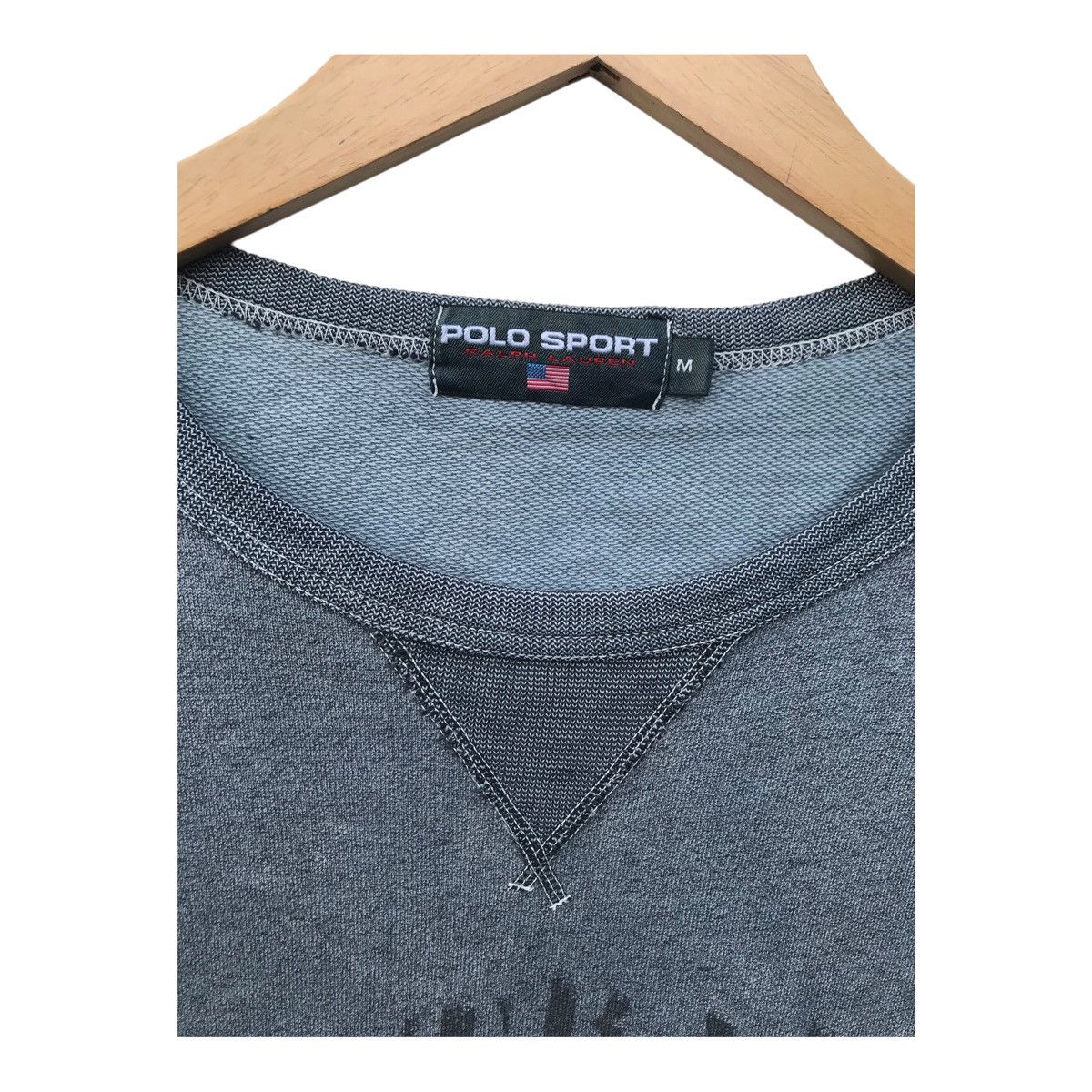 Polo Ralph Lauren Polo Ralph Lauren Polo Sport Football Faded Sweatshirt Size US M / EU 48-50 / 2 - 2 Thumbnail