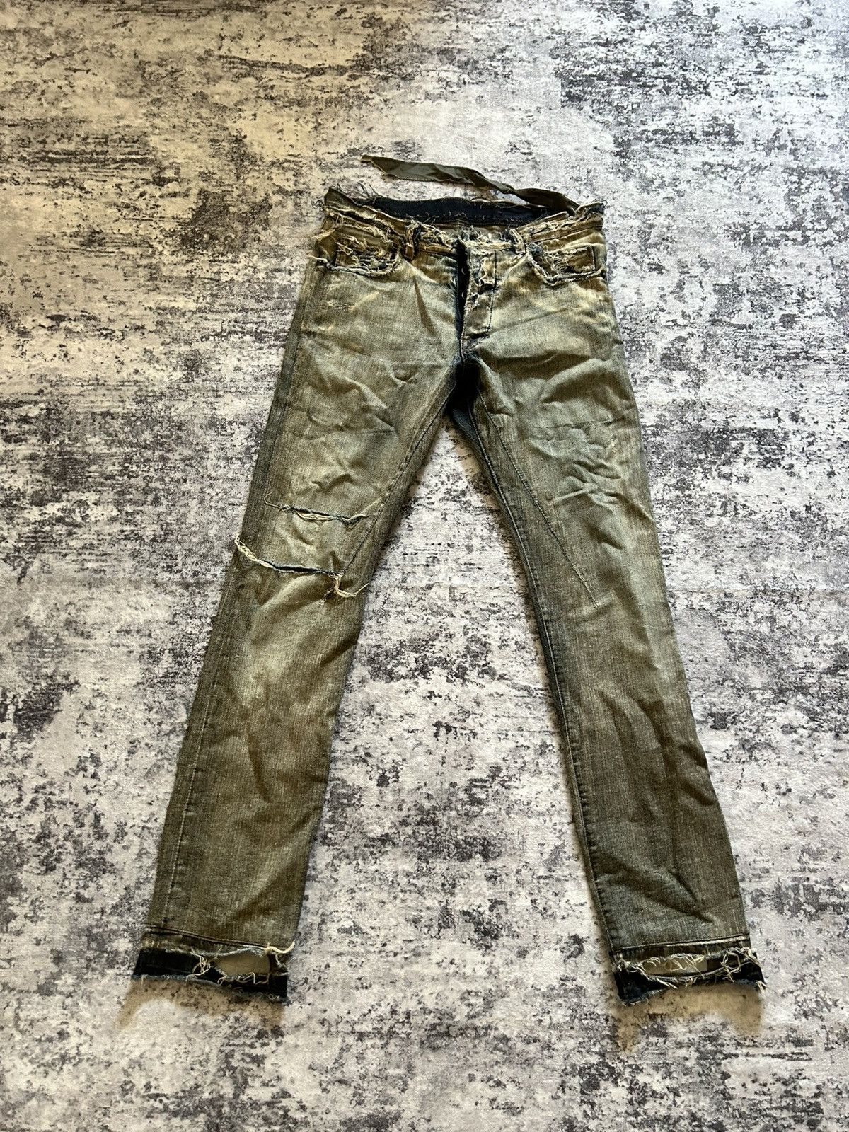 Rick Owens × Rick Owens Drkshdw Rick Owen's DNA Dust Denim | Grailed