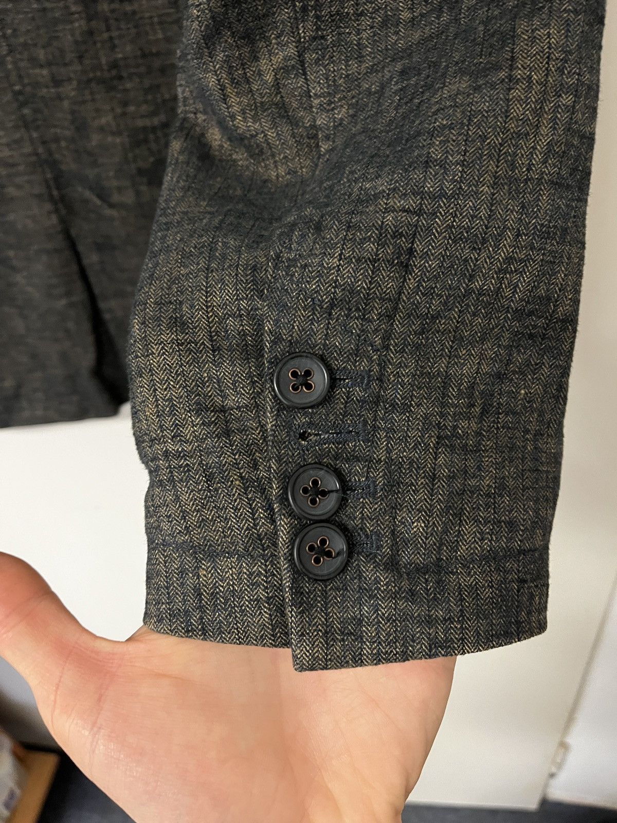 Hugo Boss Hugo Boss Deconstructed vintage handcrafted blazer Size 46S - 5 Thumbnail