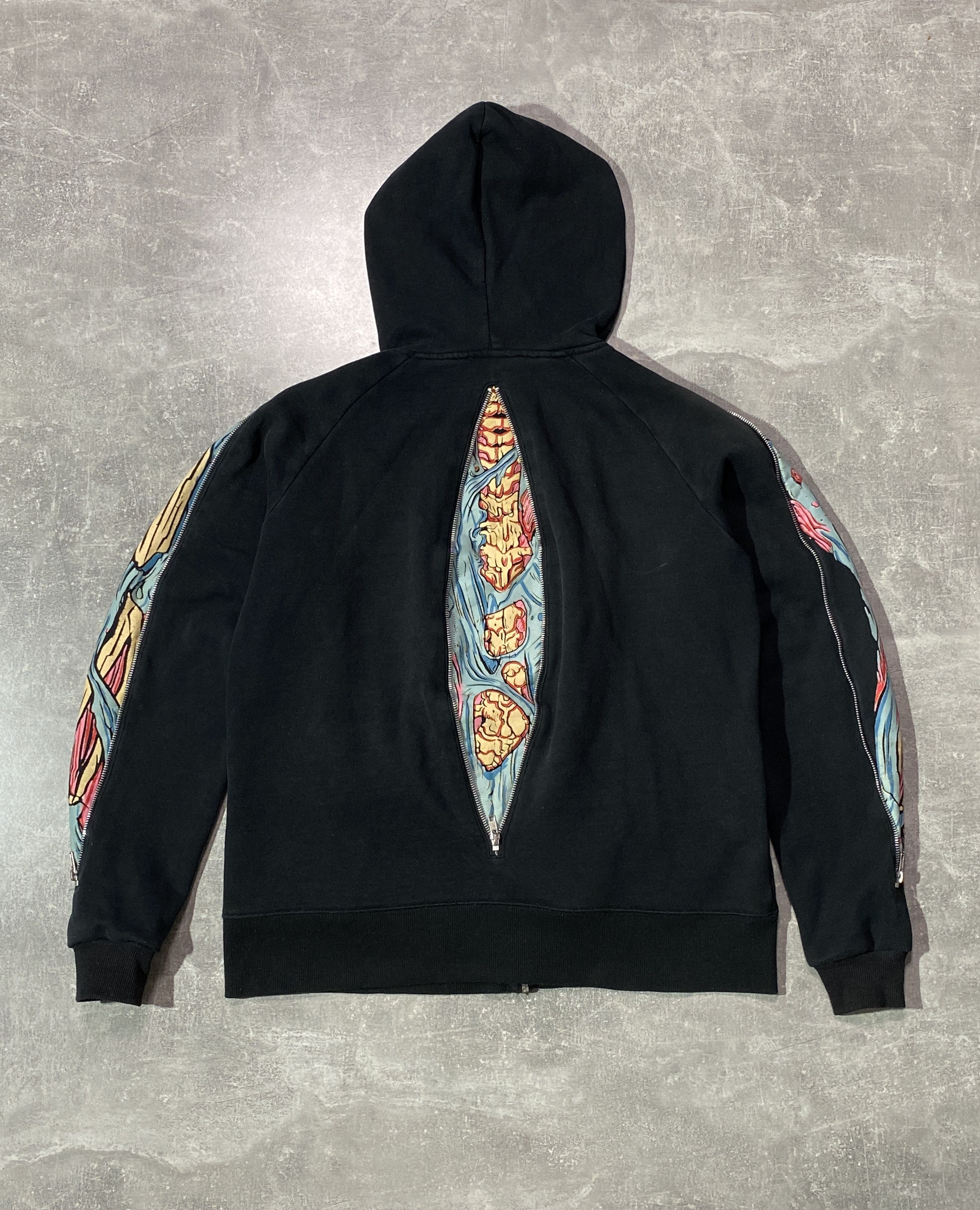 Japanese Brand Vintage Y2K Death Zombie Full Zip HOodie Size US M / EU 48-50 / 2 - 3 Thumbnail