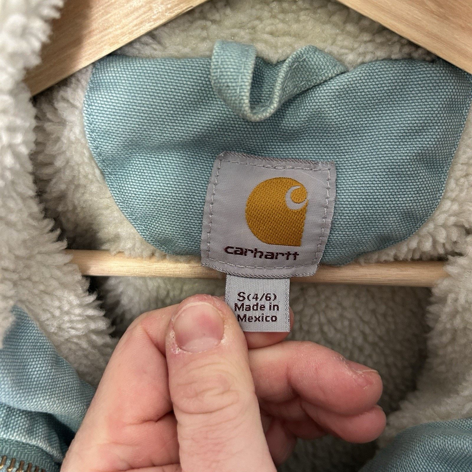 Carhartt Carhartt Sherpa-Lined Wildwood Jacket “Coastline” 100815 Size S / US 4 / IT 40 - 11 Thumbnail