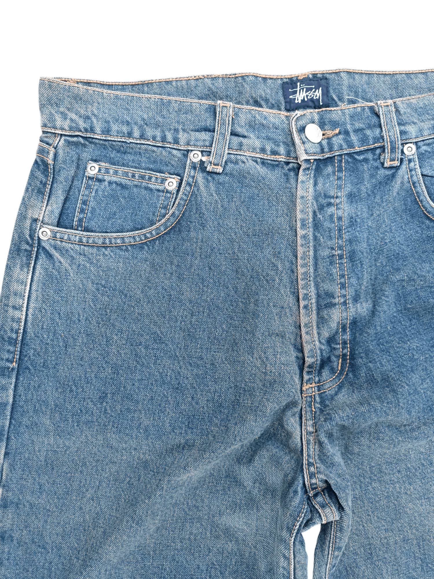 Stussy RARE Stussy International N.Y.L.T.L.A Denim Size US 34 / EU 50 - 13 Thumbnail