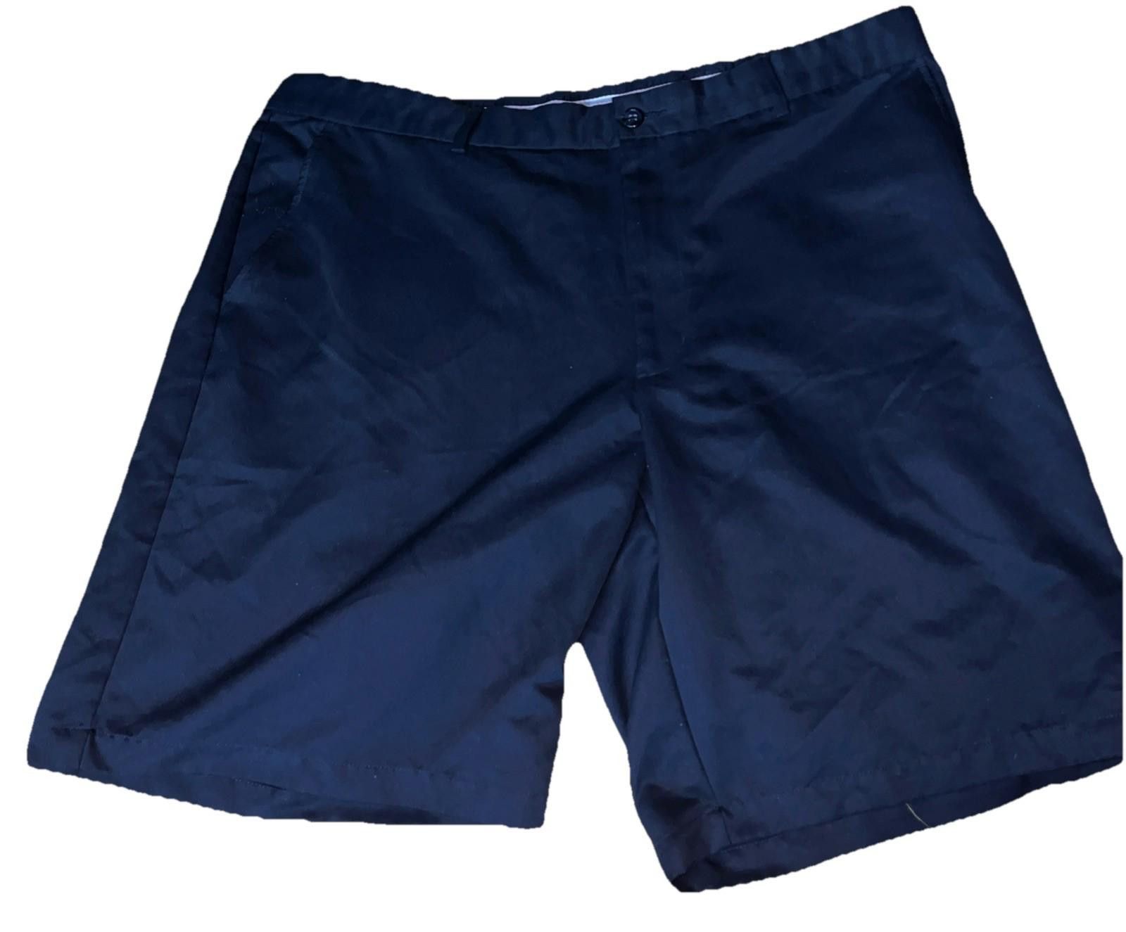 Greg Norman Greg Norman Golf Shorts Blue 42 Flat Front Belt Loop Pockets Size ONE SIZE - 1 Thumbnail