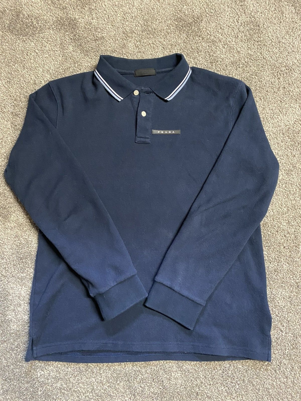 Prada Prada polo long sleeve | Grailed