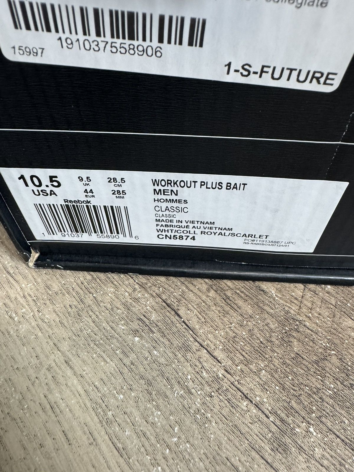 Reebok Reebok x BAIT Workout Plus Low Size 10.5 With Box Sneakers Size US 10.5 / EU 43-44 - 9 Thumbnail