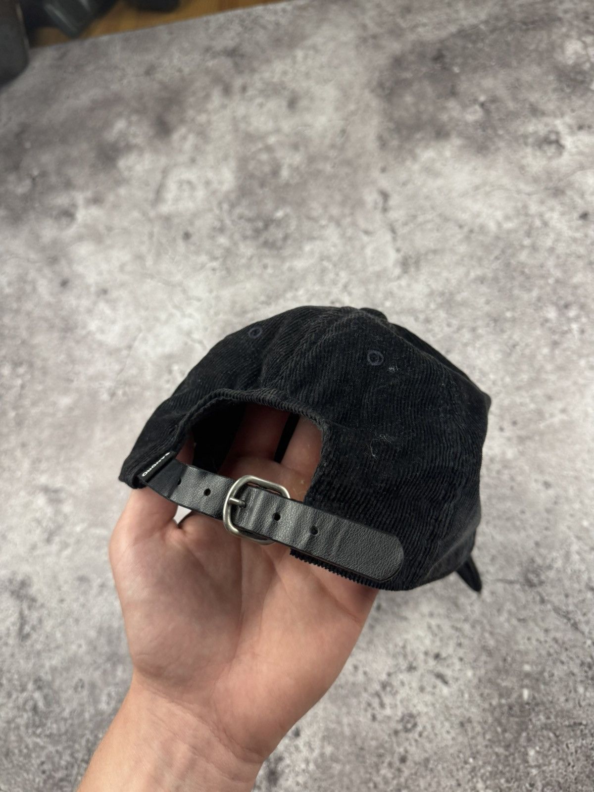 Sandro Sandro Corduroy leather warsity cap hat Size ONE SIZE - 4 Thumbnail