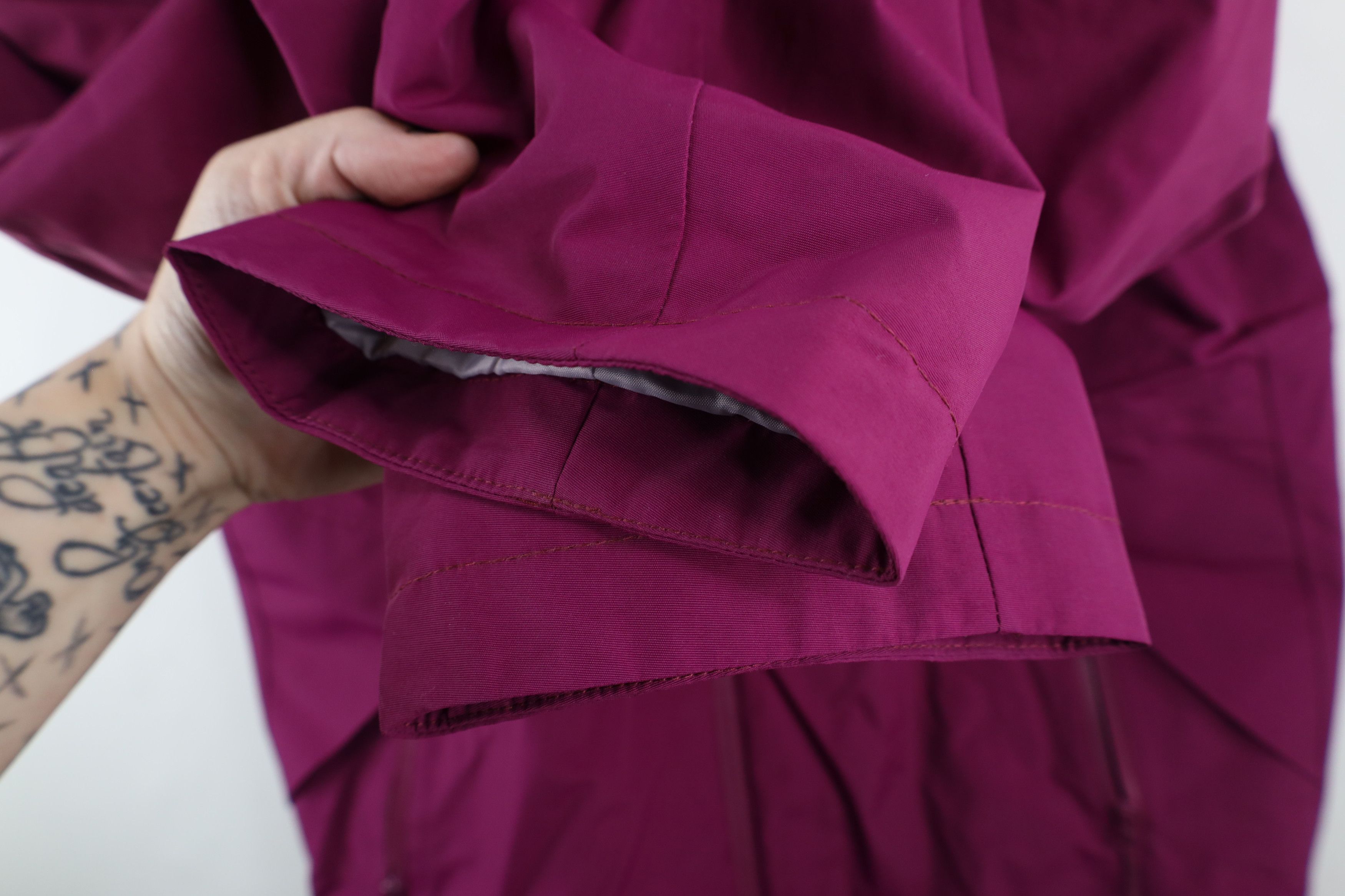Lands' End × Vintage Lands End Waterproof Full Zip Hooded Rain Jacket Coat Purple Size XL / US 12-14 / IT 48-50 - 7 Thumbnail