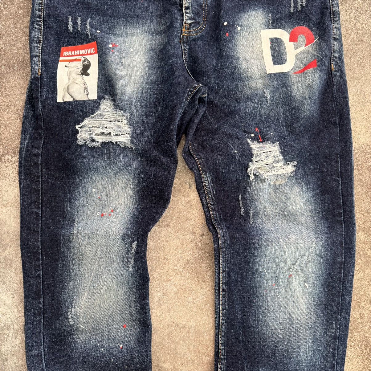 Dsquared2 DSQUARED2 x ZLATAN IBRAHIMOVIC JEANS Size US 34 / EU 50 - 10 Thumbnail