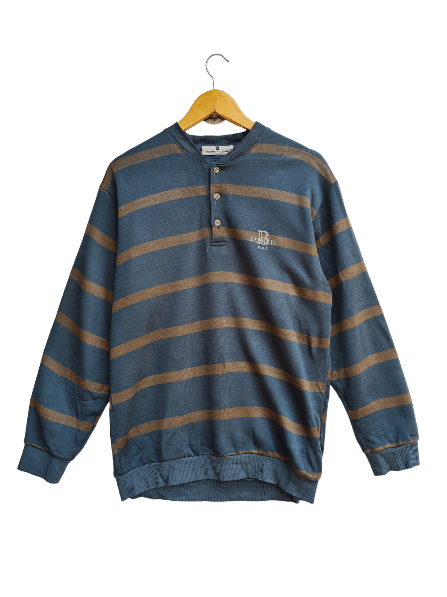 Pierre Balmain × Vintage Vintage Pierre Balmain Paris Sweatshirt Size US M / EU 48-50 / 2 - 1 Thumbnail