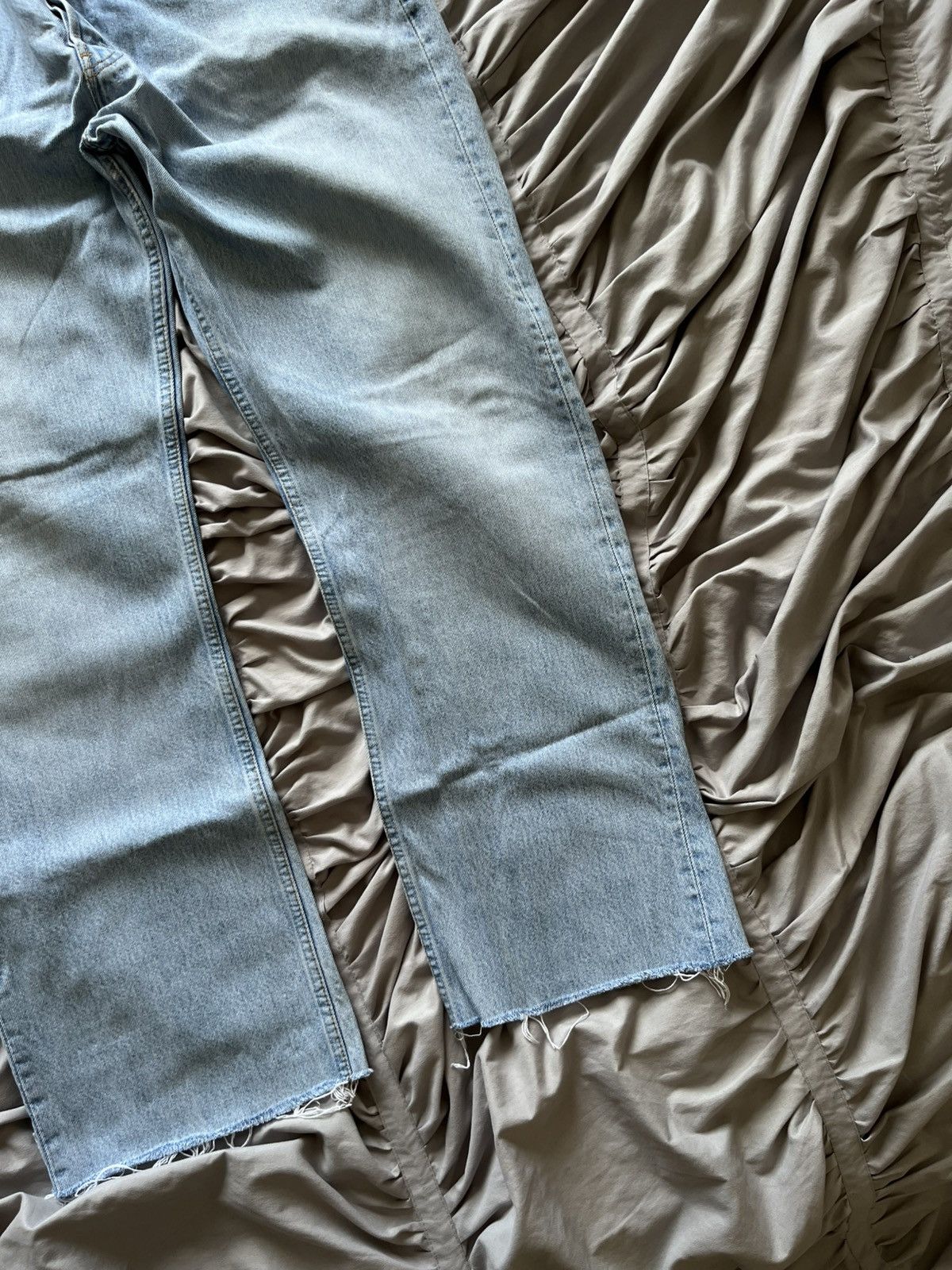 Levi's Vintage Clothing Vintage 90s Levi’s 501 Denim Baggy Wide Jeans Rare Y2K Size US 38 / EU 54 - 4 Thumbnail