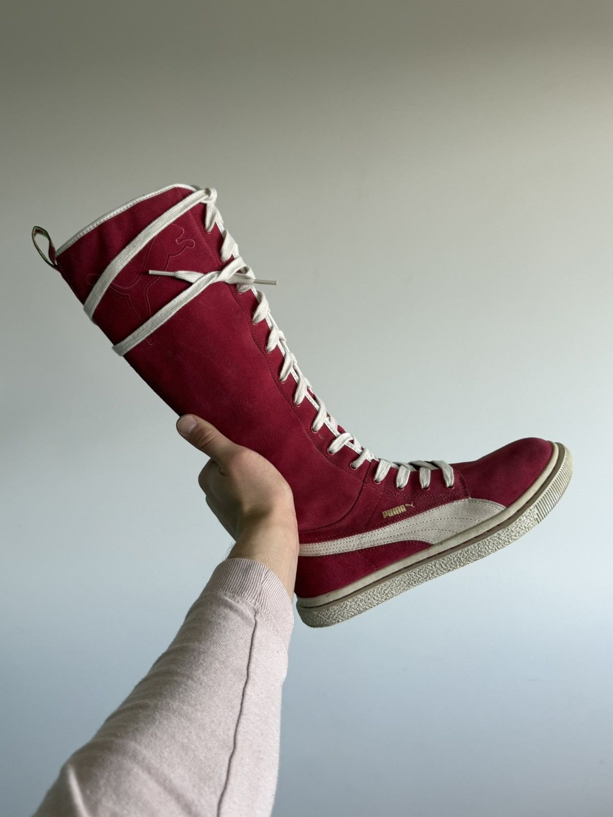 Puma Vintage Y2k Archive Puma Speed Cat Knee-High Gorpcore Boxing Size US 9 / IT 39 - 3 Thumbnail