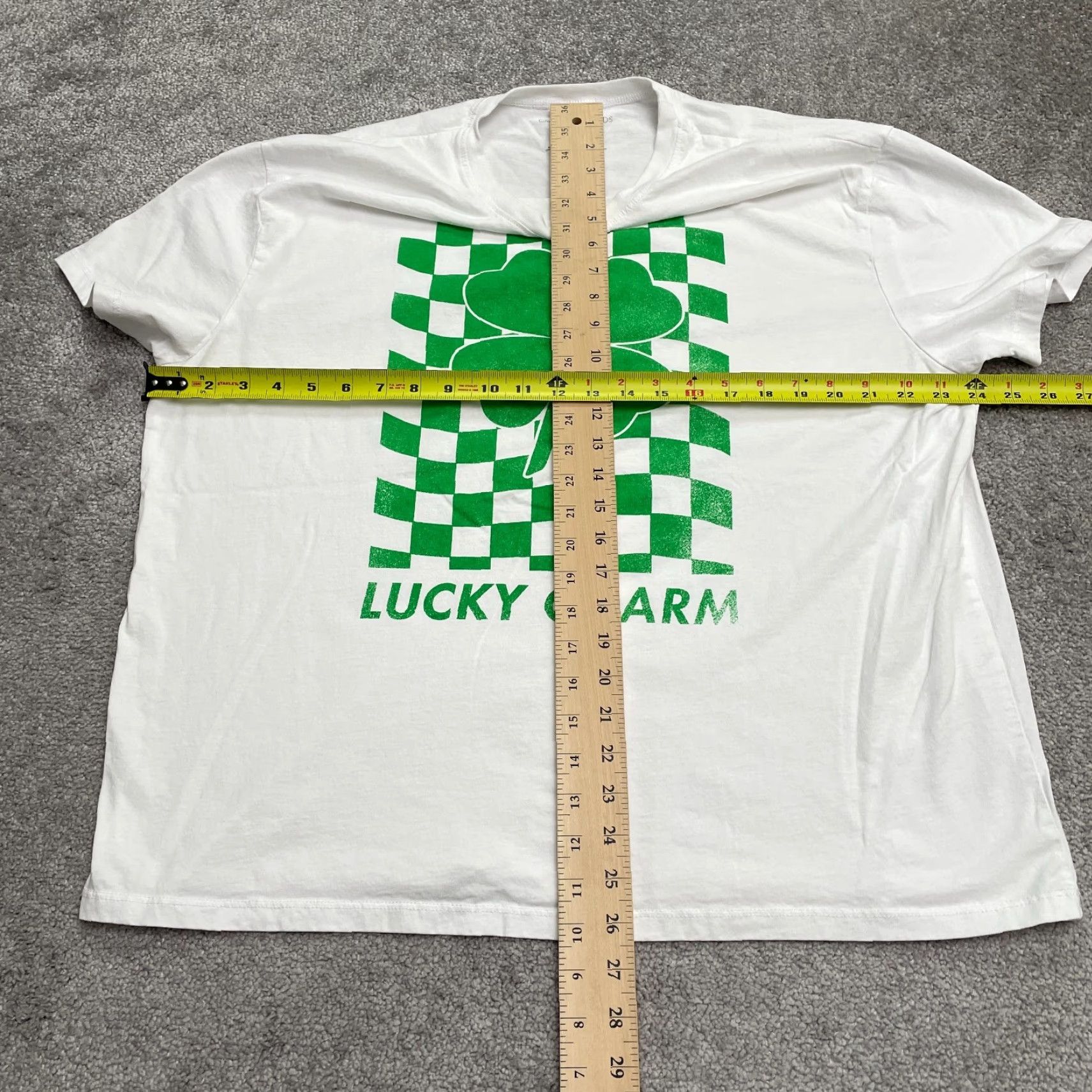 Vintage Grayson Threads Graphic T-Shirt Unisex L/XL White Lucky Cover Shamrock Irish Tee Shirt Size XL / US 12-14 / IT 48-50 - 5 Thumbnail