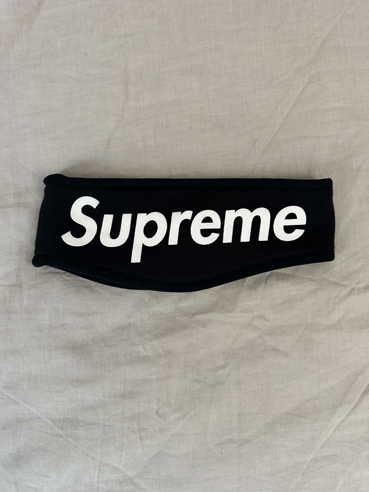 Supreme fleece headband Supreme - Classic Logo Polartec Headband (Red) – eluXive main image 4