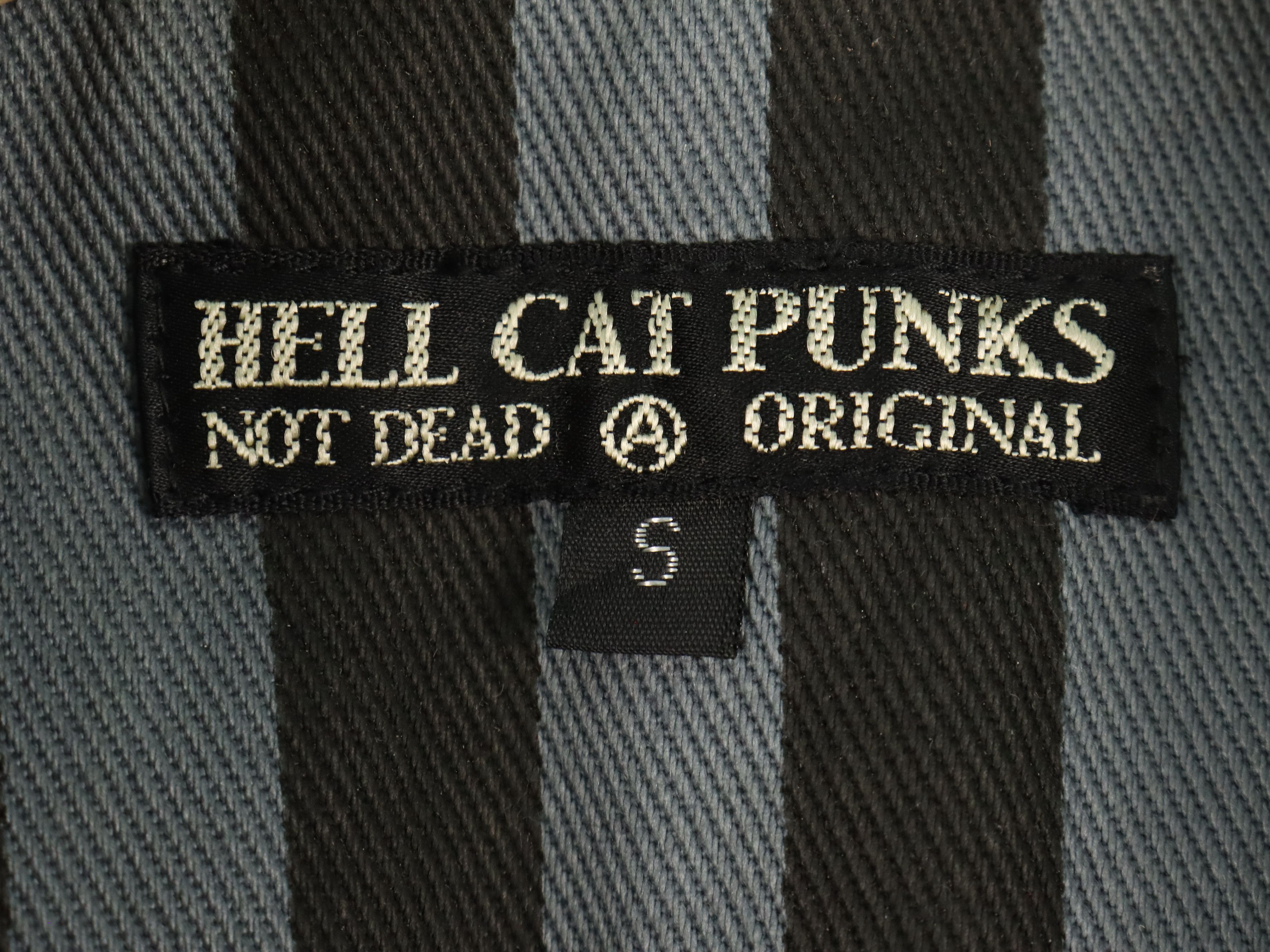 Other Hell Cat Punks Not Dead Original Striped Coat Jacket Size S / US 4 / IT 40 - 13 Thumbnail