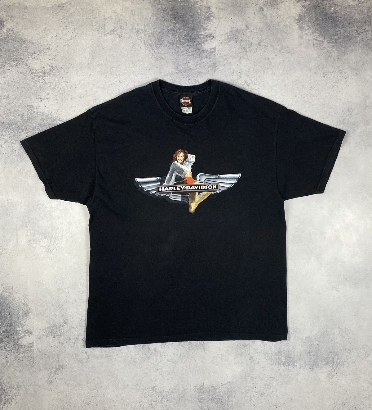 Harley Davidson Harley Davidson Italy Udine 2008 Motorcycle Double T Shirt Size US XXL / EU 58 / 5 - 2 Thumbnail
