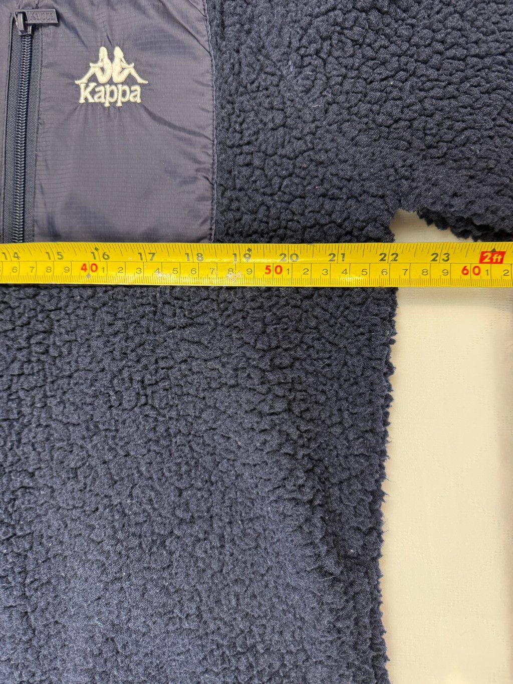 Kappa Kappa Iris Navy Fleece Quarter-Zip Sweatshirt Men Size S Size US S / EU 44-46 / 1 - 11 Thumbnail