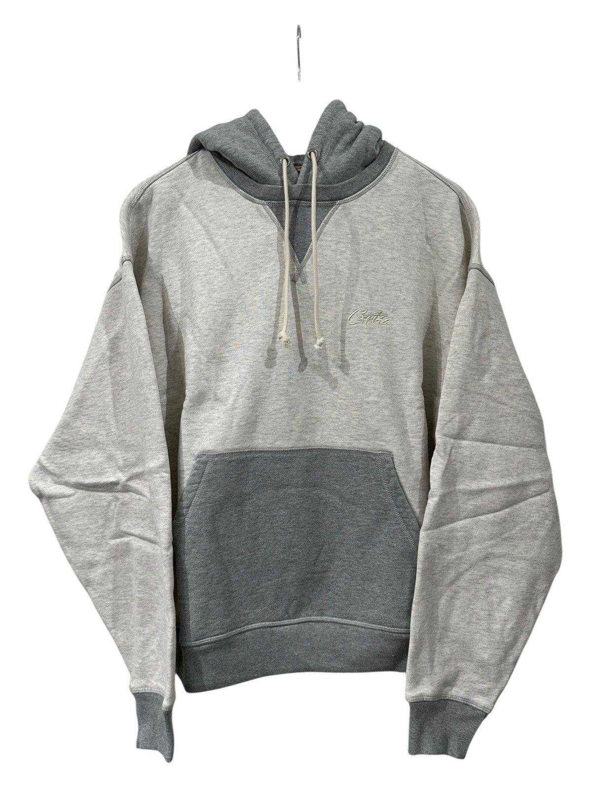 Corteiz Corteiz HMP Contrast Panel Hoodie – Heather Grey Size L Size US L / EU 52-54 / 3 - 1 Thumbnail