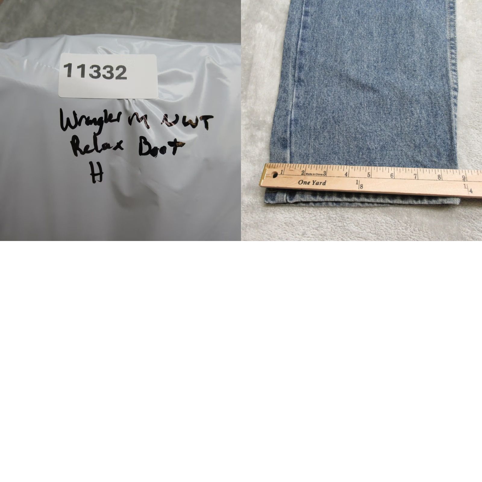 Wrangler Wrangler Jeans Mens 36X34 Medium Wash Denim Relaxed Straight Boot Cut Baggy New Size US 36 / EU 52 - 9 Thumbnail