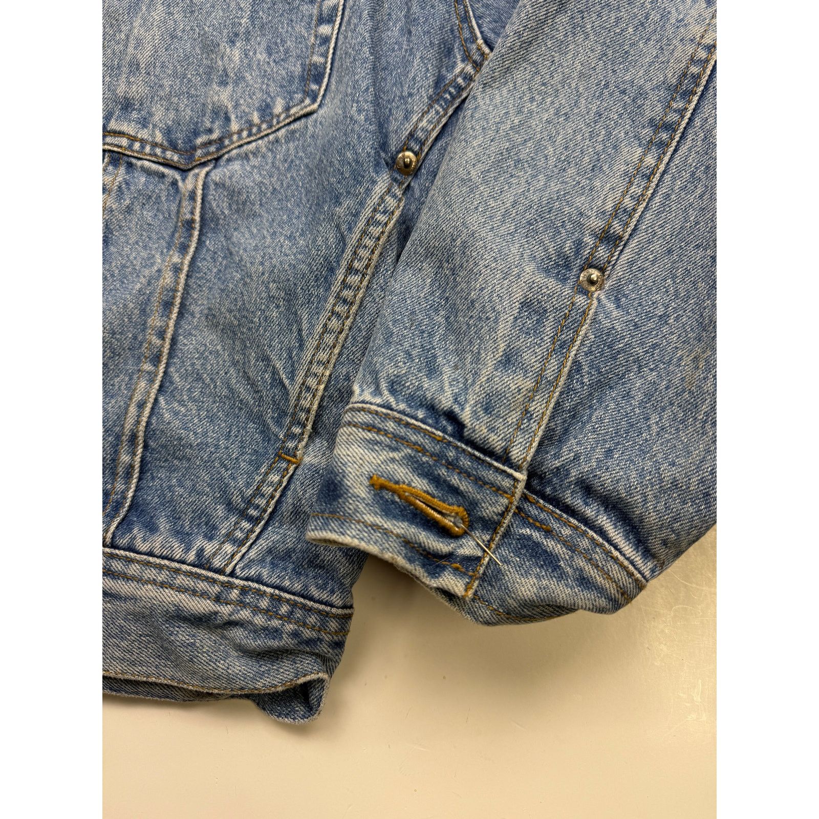 Vintage Vintage Gap Denim Lined Zip Up Hybrid Trucker Style Jacket L Size US L / EU 52-54 / 3 - 8 Thumbnail